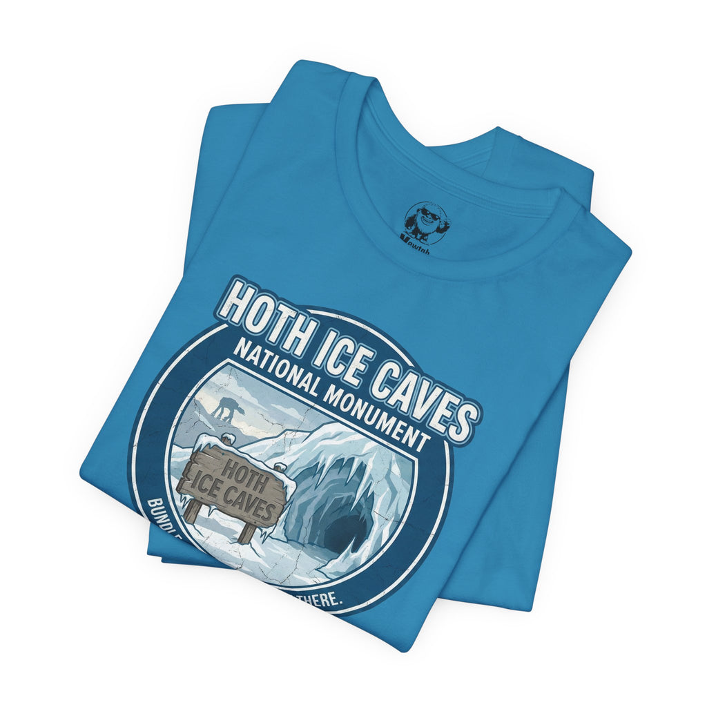 Hoth Ice Caves Tee — Vintage Star Wars-Inspired National Monument T-Shirt