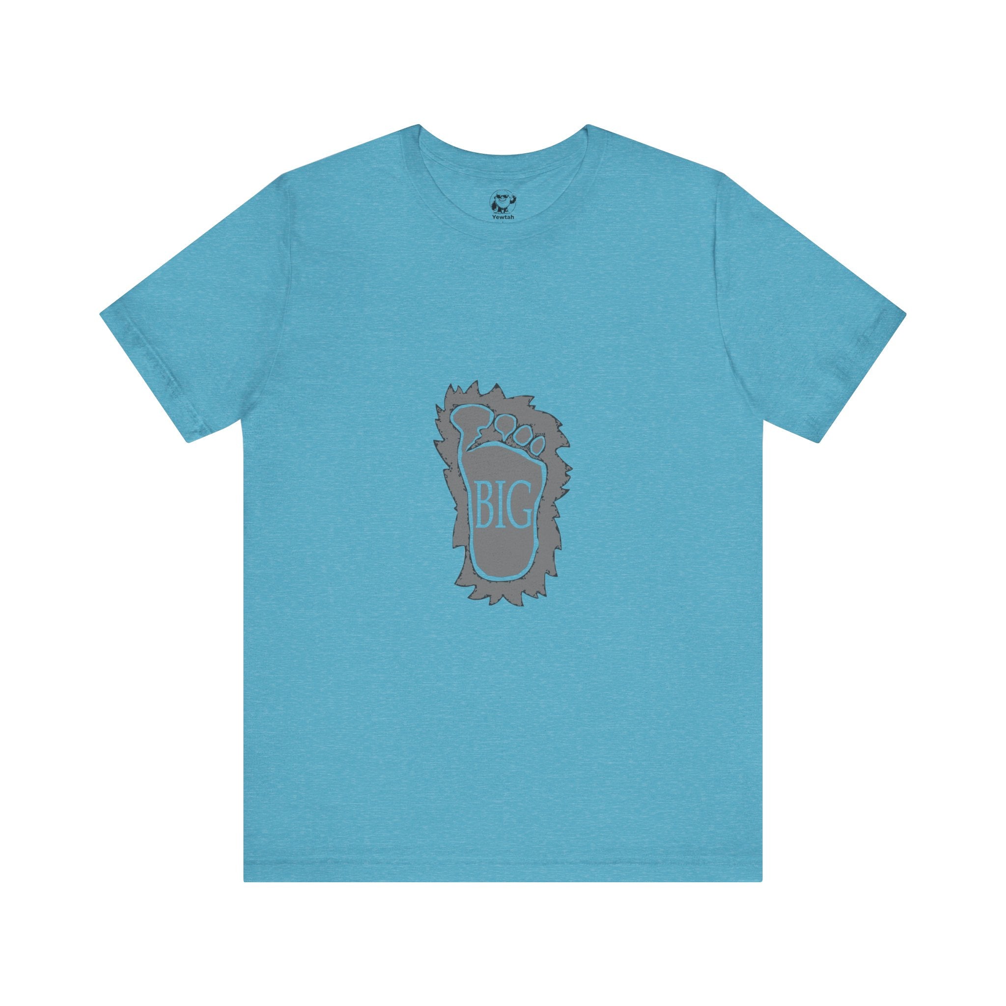 Bigfoot Footprint Graphic Tee — Novelty Sasquatch T‑Shirt