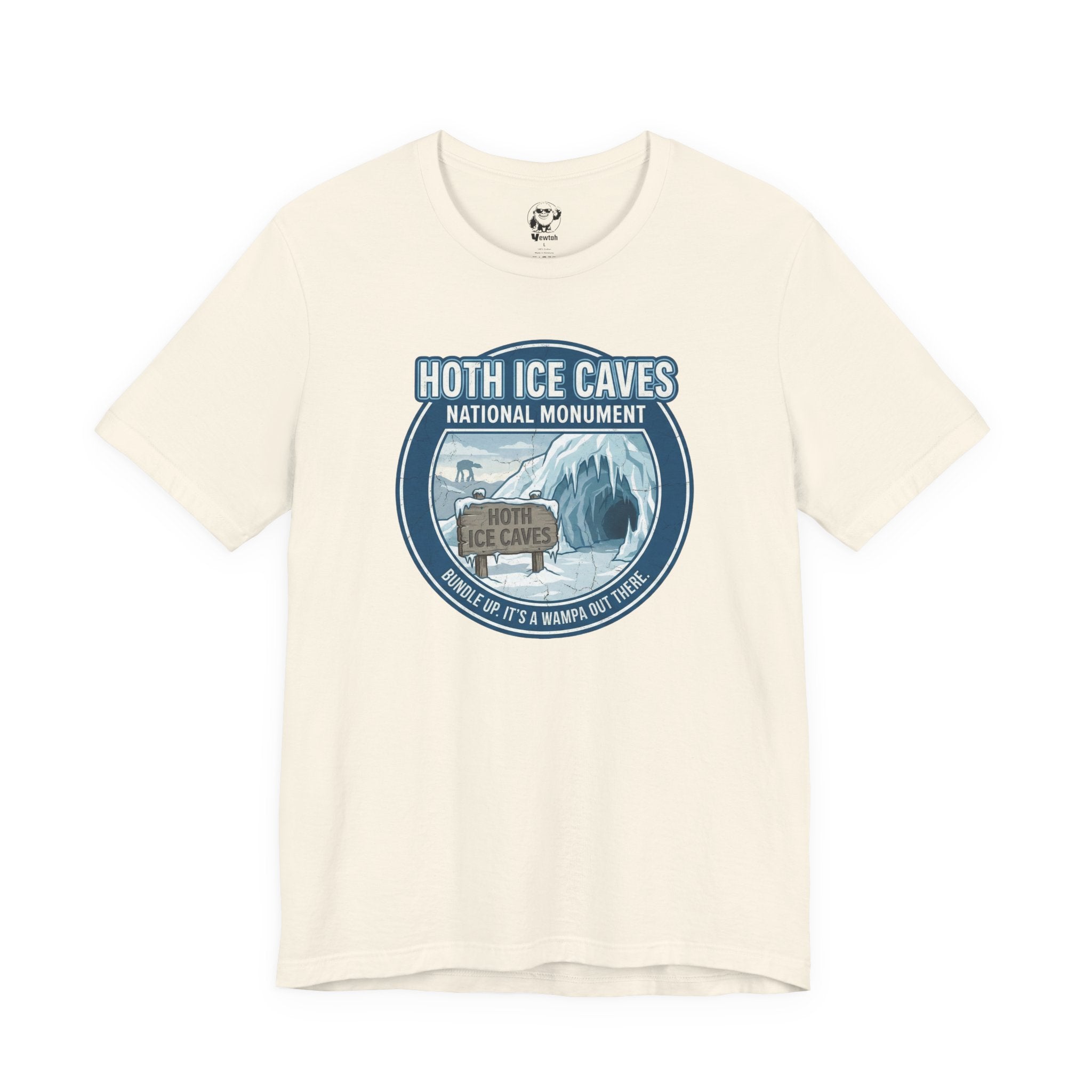 Hoth Ice Caves Tee — Vintage Star Wars-Inspired National Monument T-Shirt