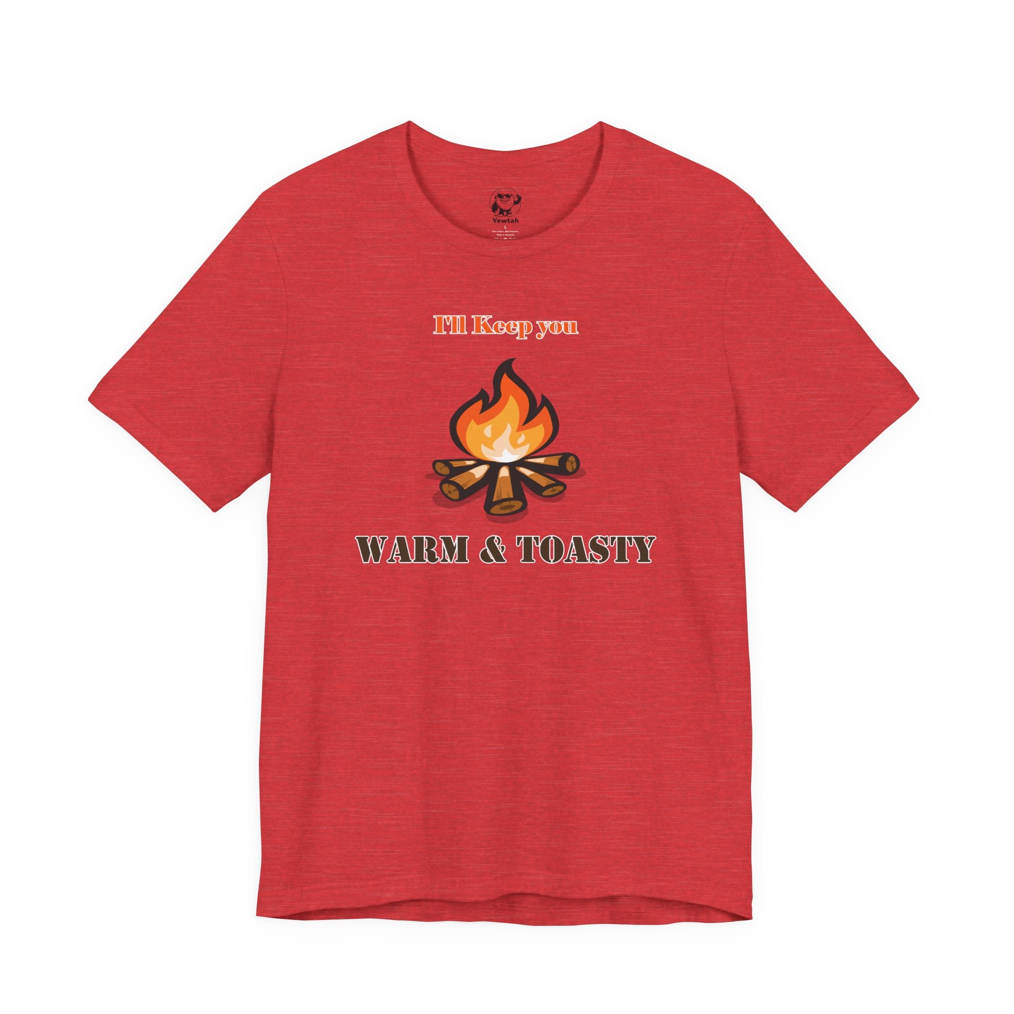 Warm & Toasty Campfire Tee — Cozy Outdoor Camping Shirt