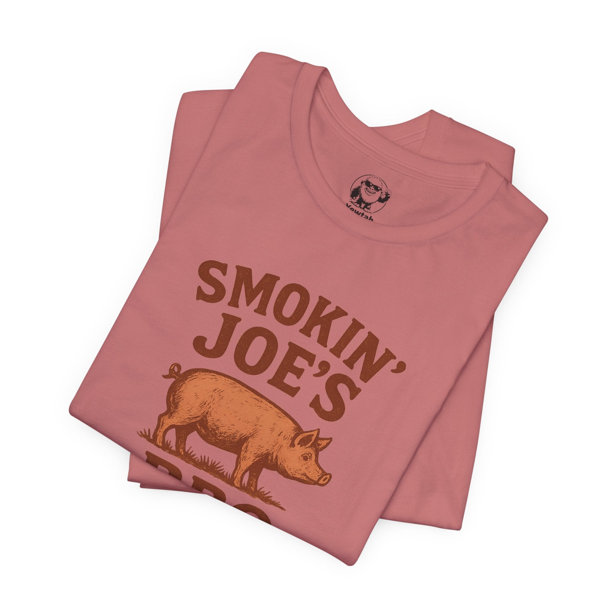 BBQ T-Shirt — "Smokin' Joe's" Vintage Pig BBQ Tee