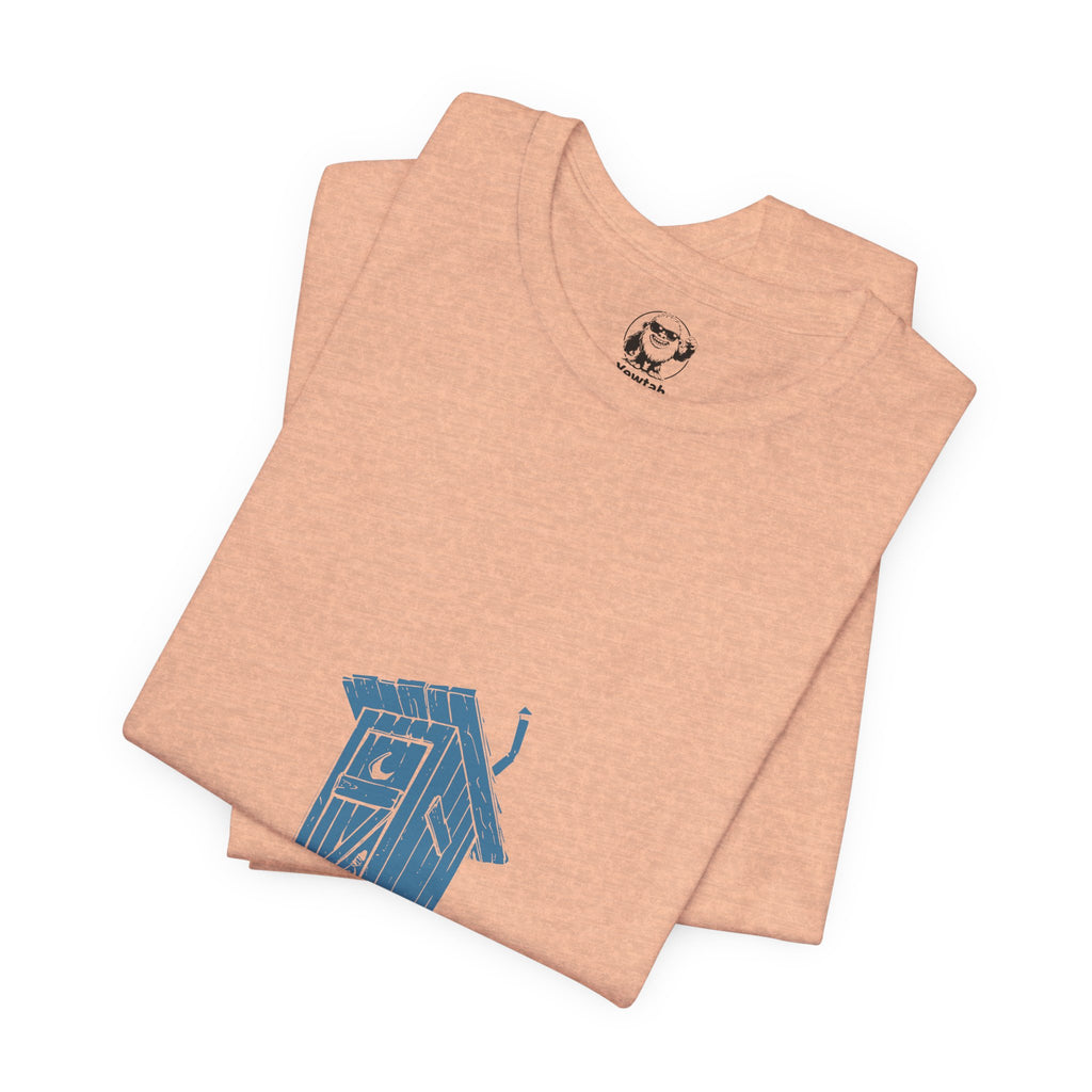 Outhouse Vintage Tee – 'Shitters Full' Rustic Country Graphic Shirt