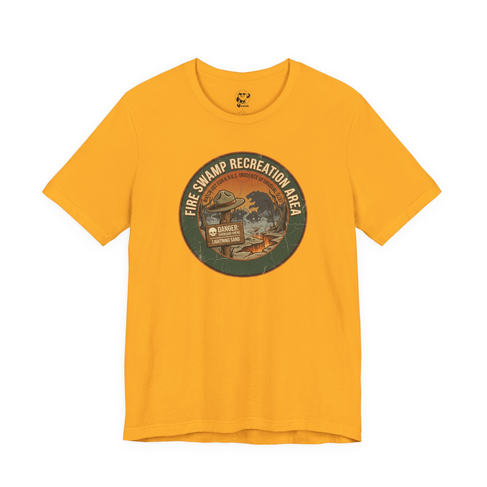 Fire Swamp Recreation Area Graphic Tee — Vintage Princess Bride Movie Tee