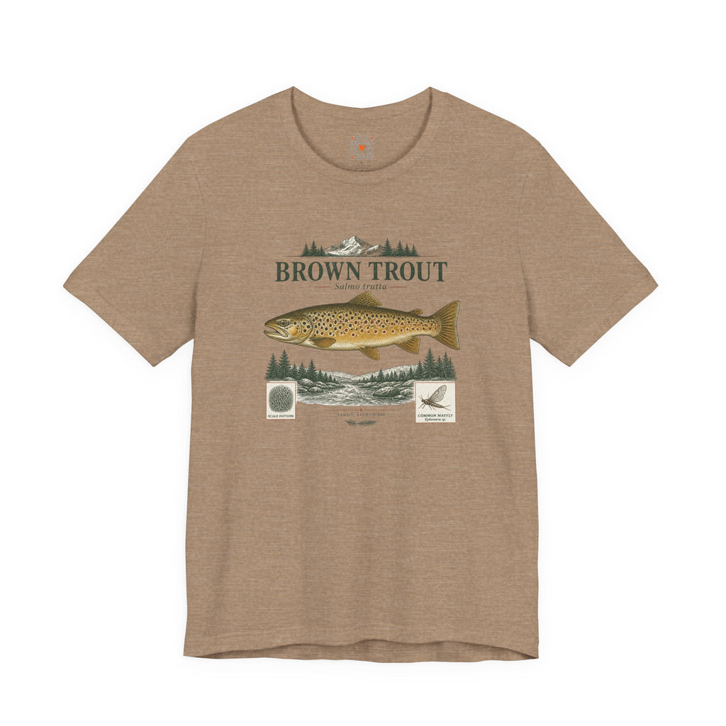 Brown Trout Fishing Tee