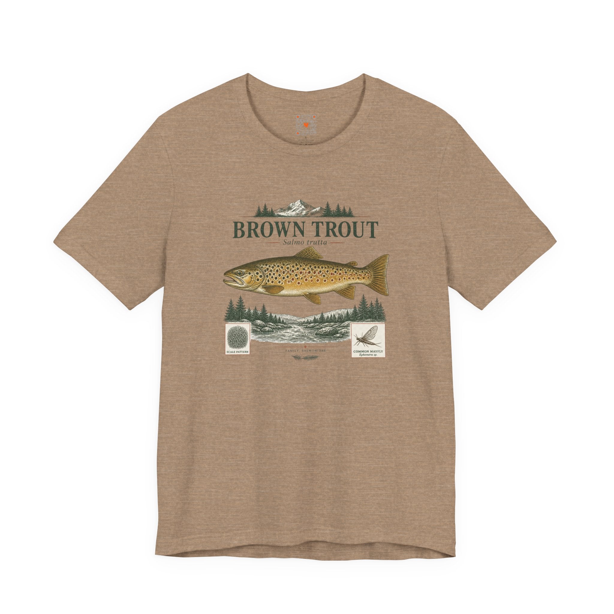 Brown Trout Fishing Tee