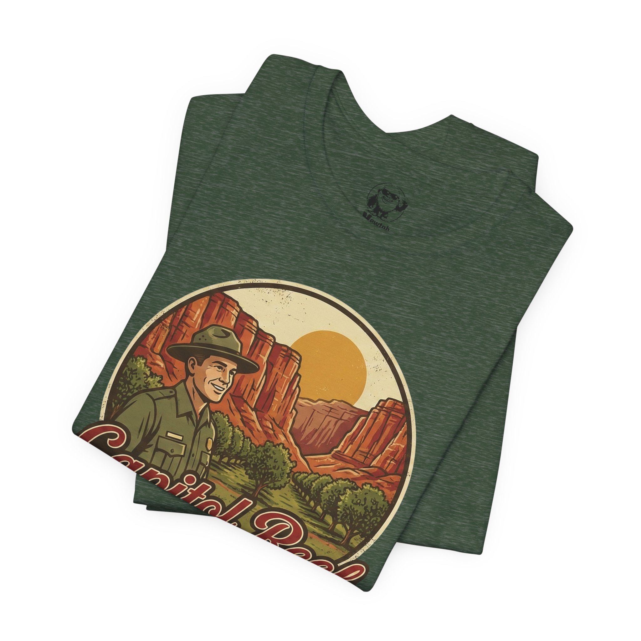 Capitol Rock National Park Tee — Vintage Outdoor Travel T‑Shirt