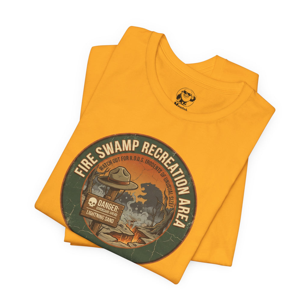 Fire Swamp Recreation Area Graphic Tee — Vintage Princess Bride Movie Tee