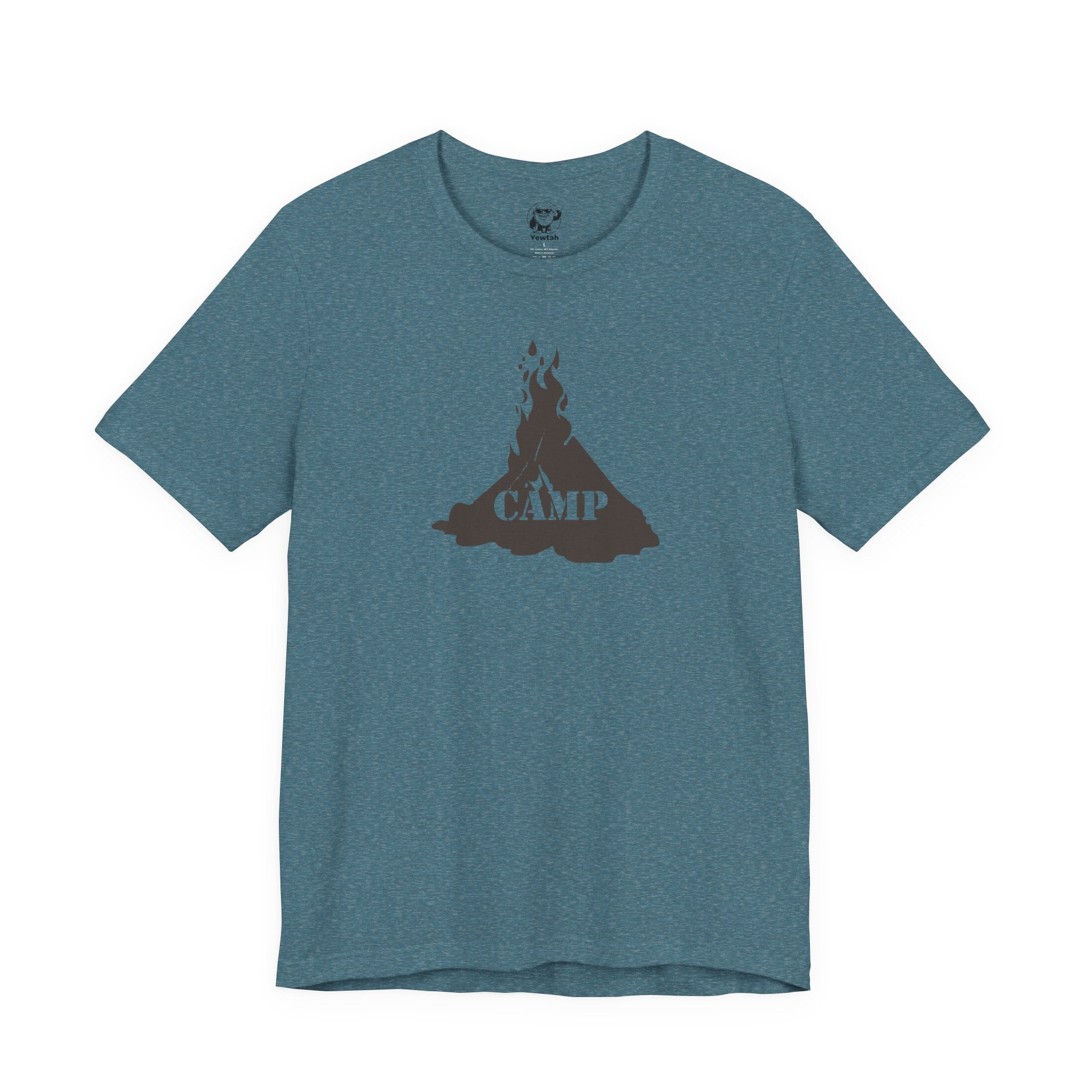 Campfire Graphic Tee — "Camp" Outdoor Adventure T-Shirt