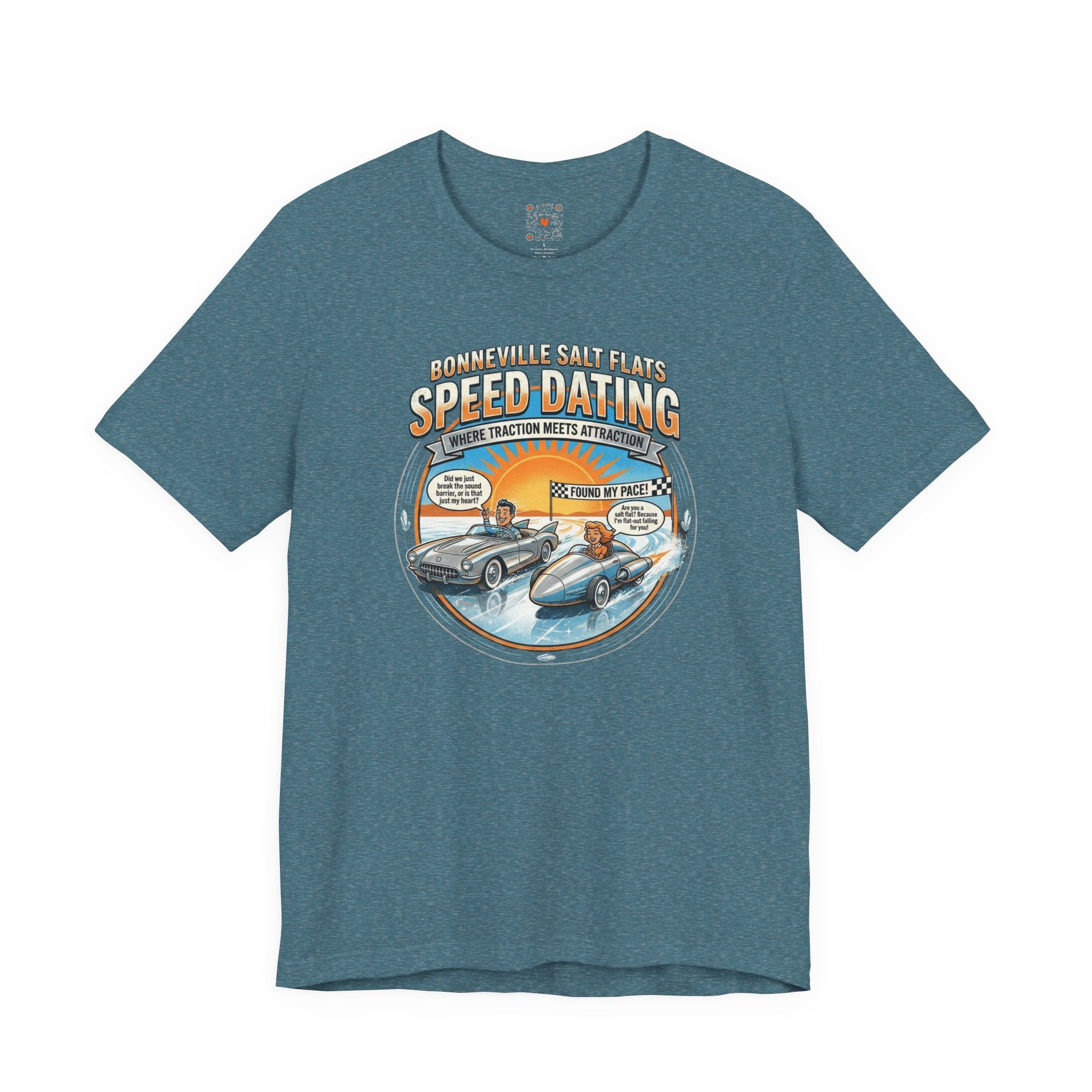 Speed-Dating Classic Car Tee — Bonneville Salt Flats Tee