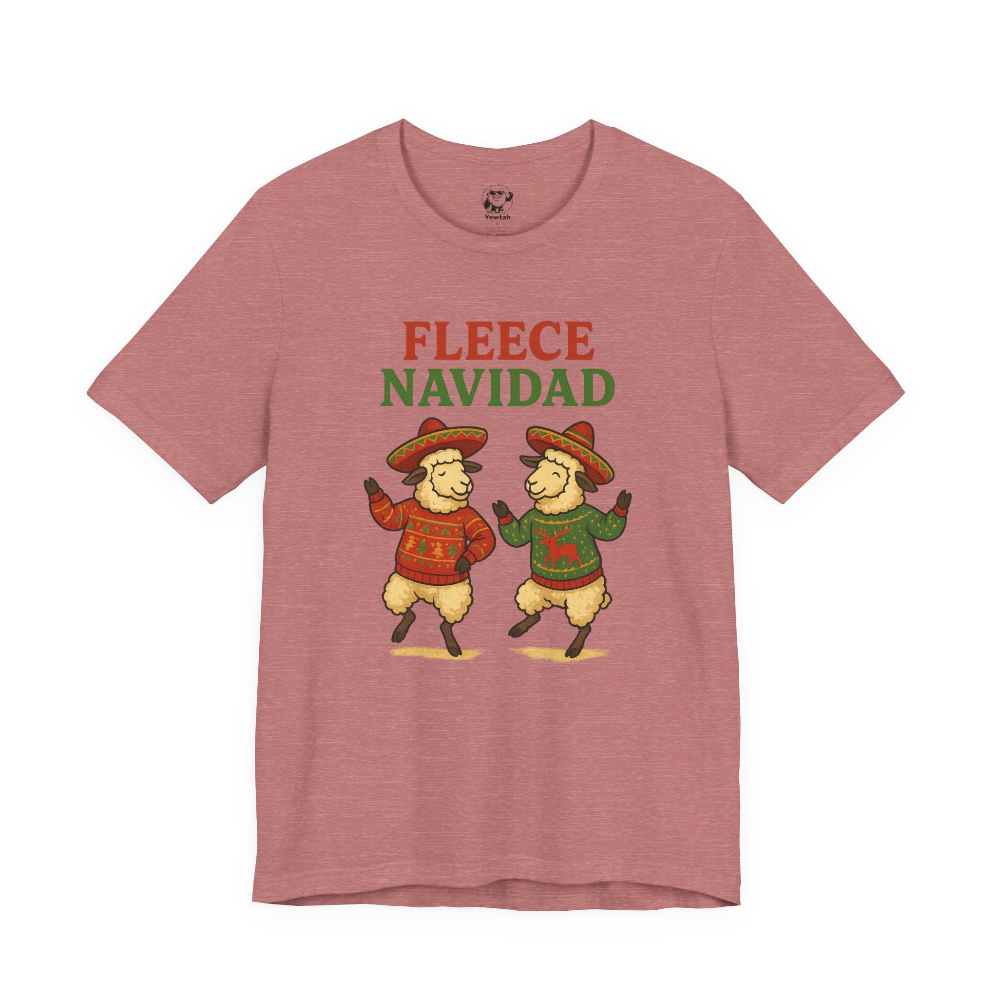 Fleece Navidad Tee — Funny Holiday Sheep Christmas Shirt