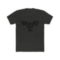 Minimal Moose Face T‑Shirt — Cute Black Graphic Tee