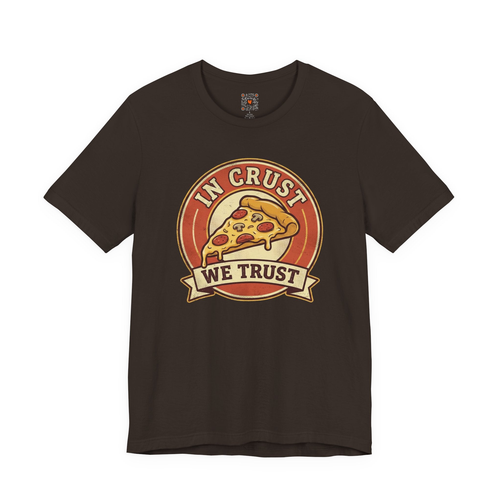 In Crust We Trust - Retro Pizza Graphic Tee