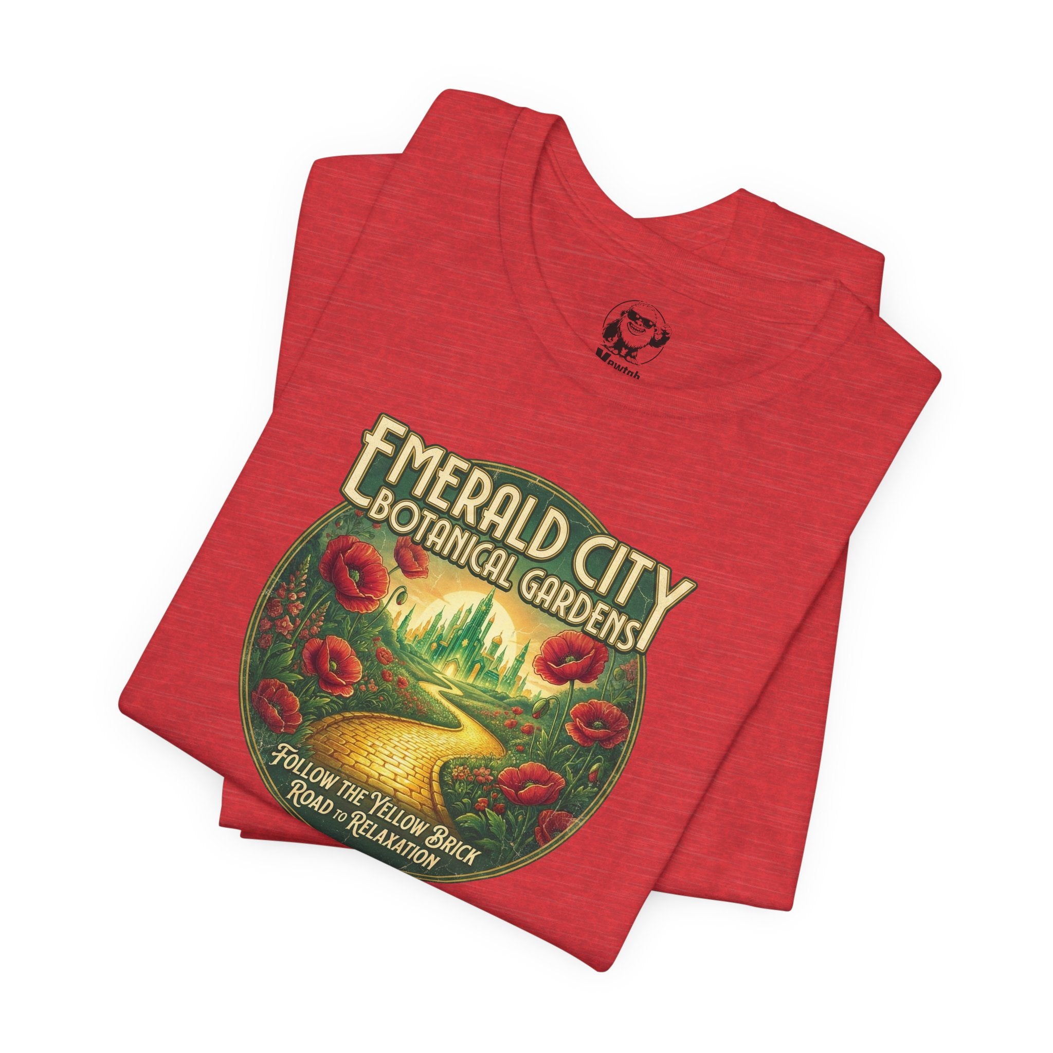 Emerald City Botanical Gardens Tee — Vintage Floral Nature Graphic