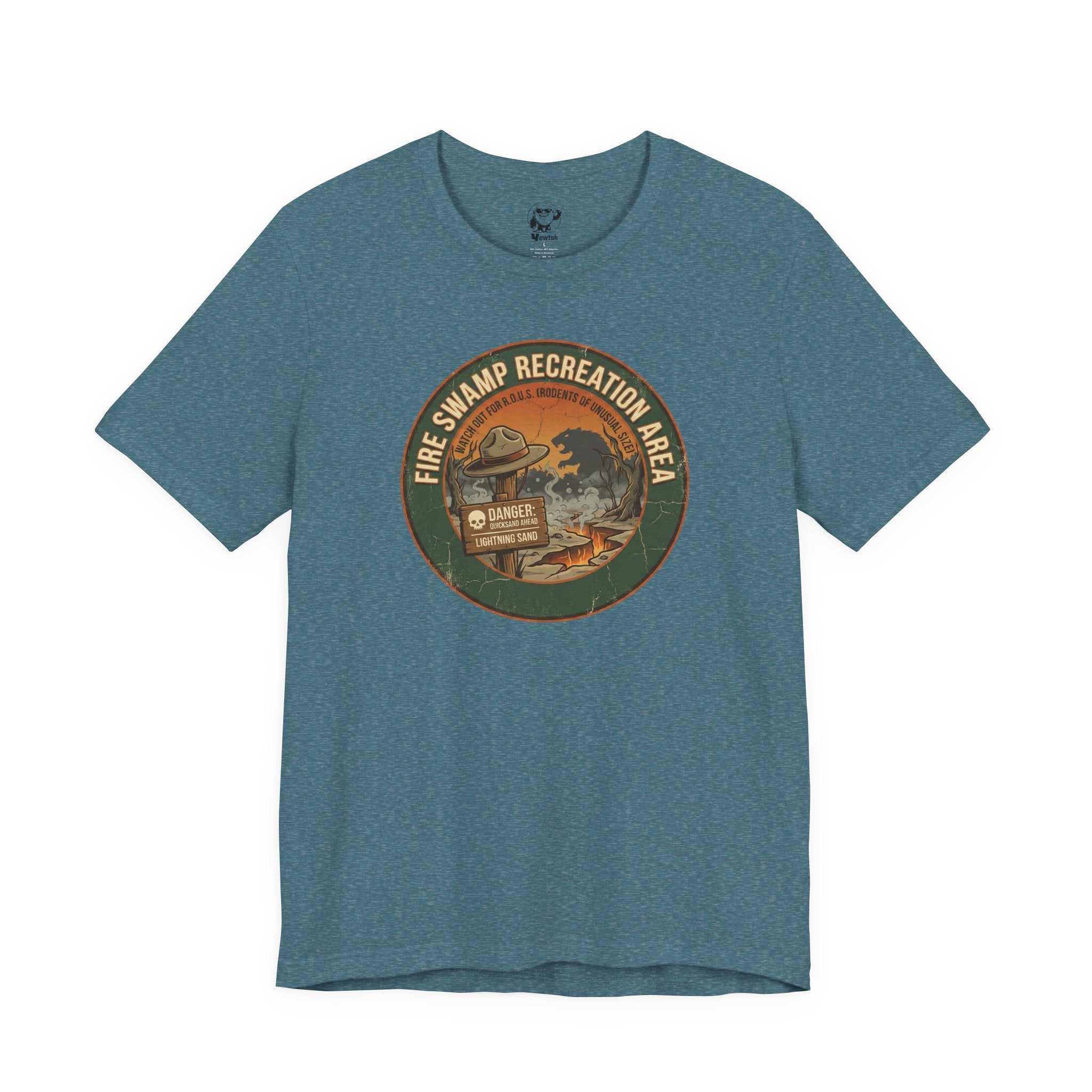 Fire Swamp Recreation Area Graphic Tee — Vintage Princess Bride Movie Tee