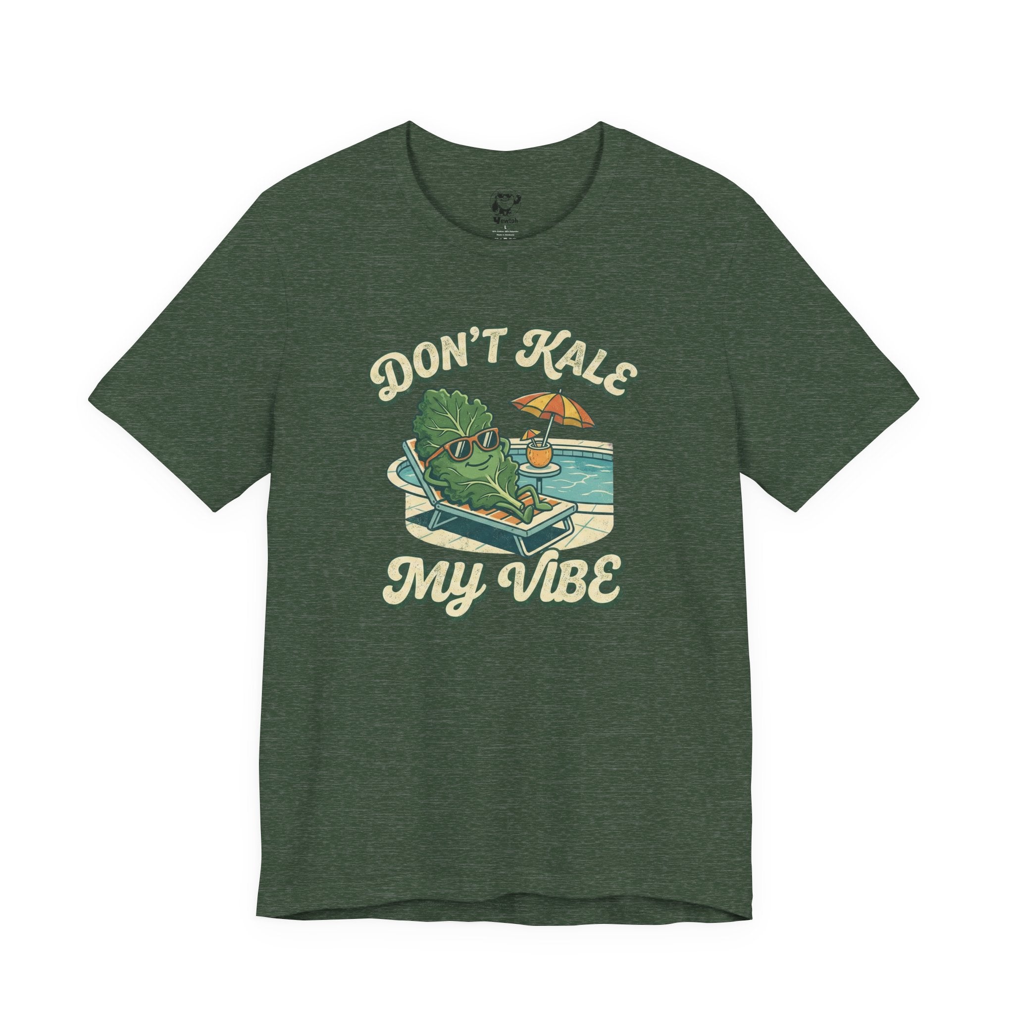 Don't Kale My Vibe - Retro Veggie Chill Graphic Tee