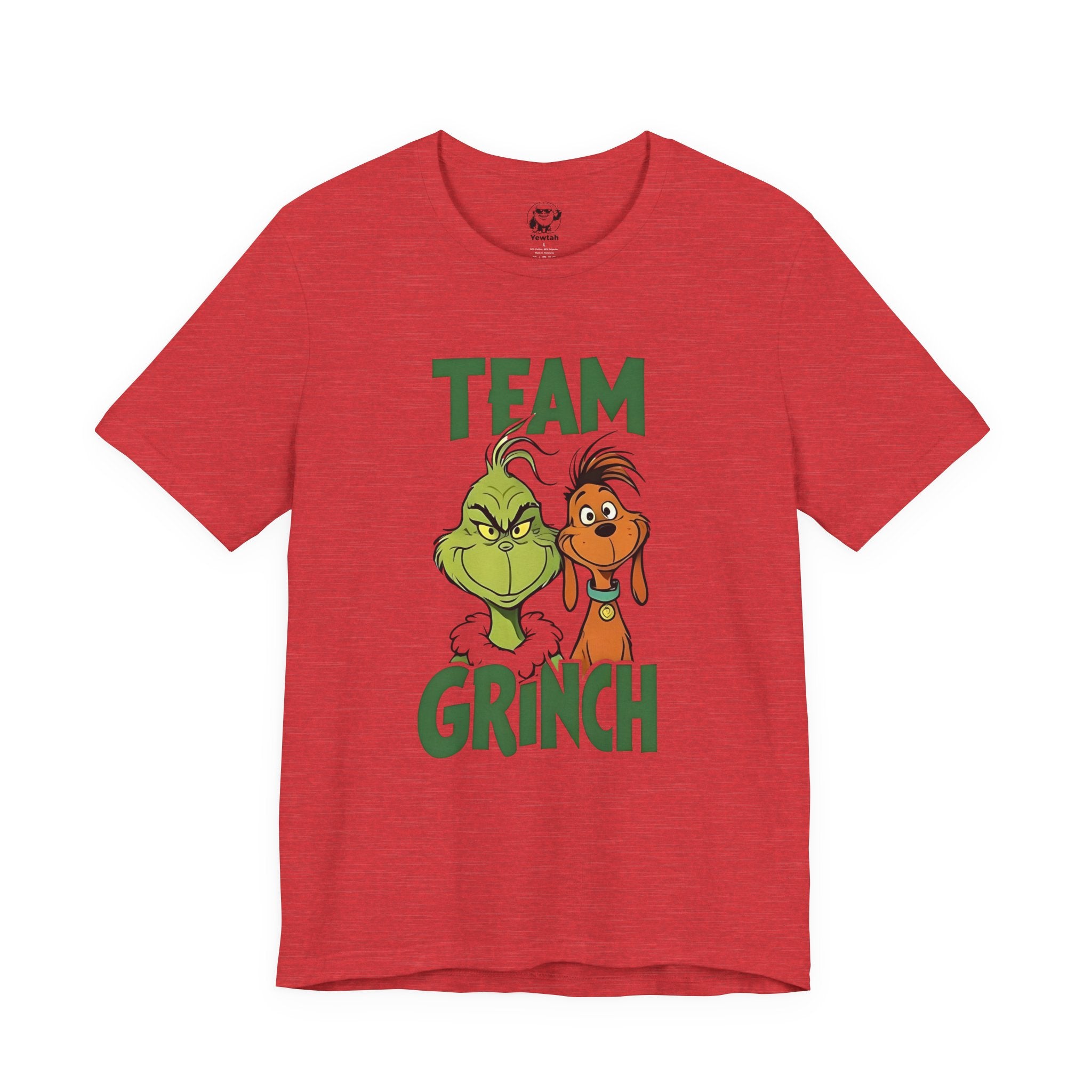 Team Grinch Tee — Funny Holiday Christmas T-Shirt with Grinch & Max Design