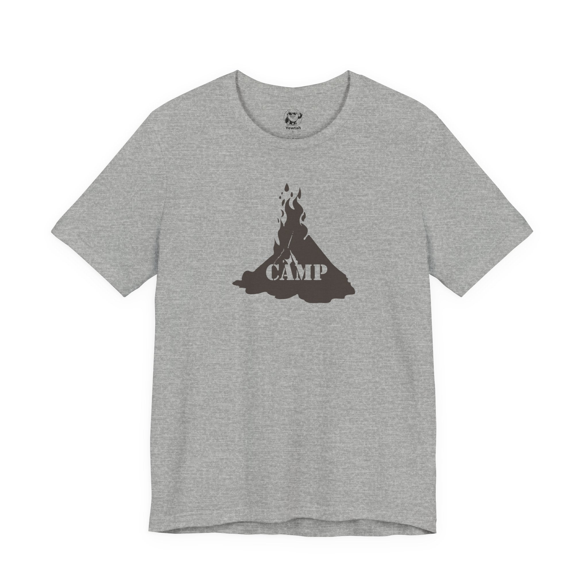 Campfire Graphic Tee — "Camp" Outdoor Adventure T-Shirt
