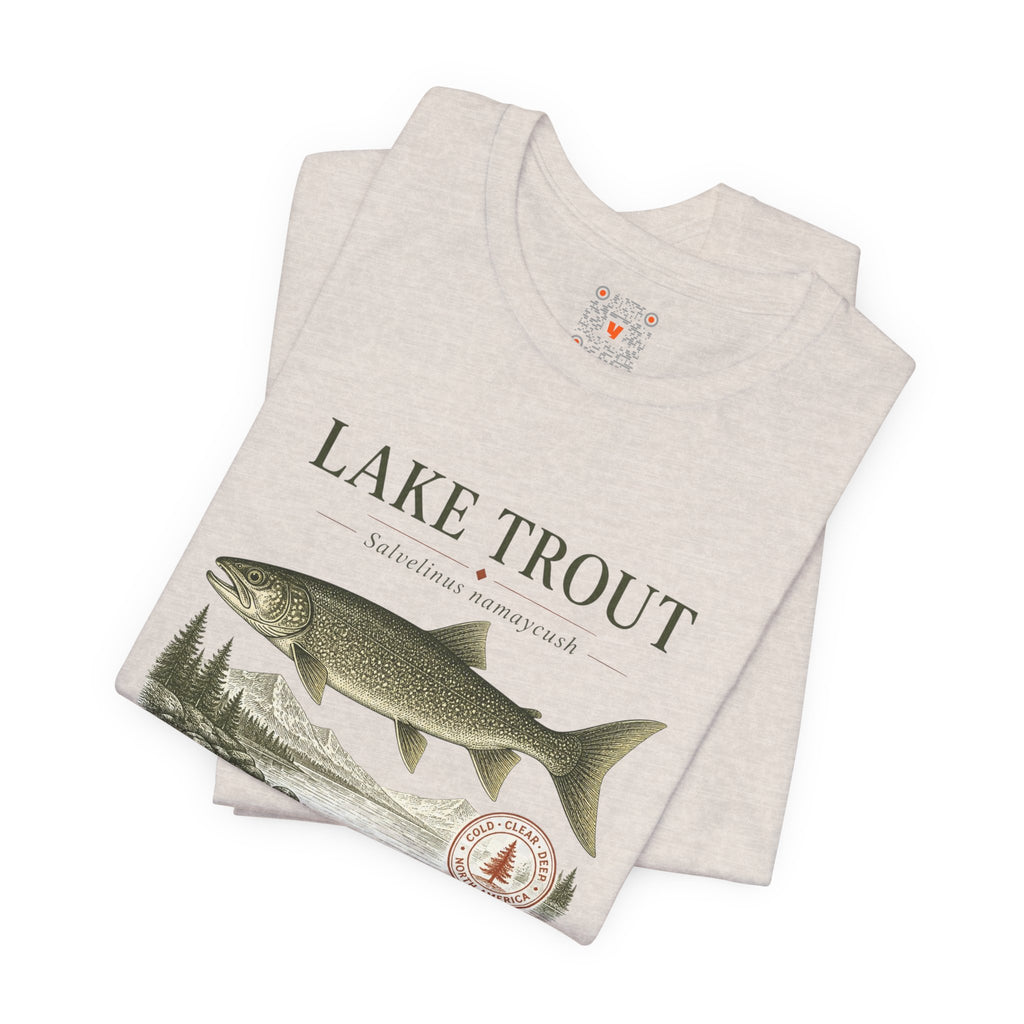 Lake Trout Fishing Tee