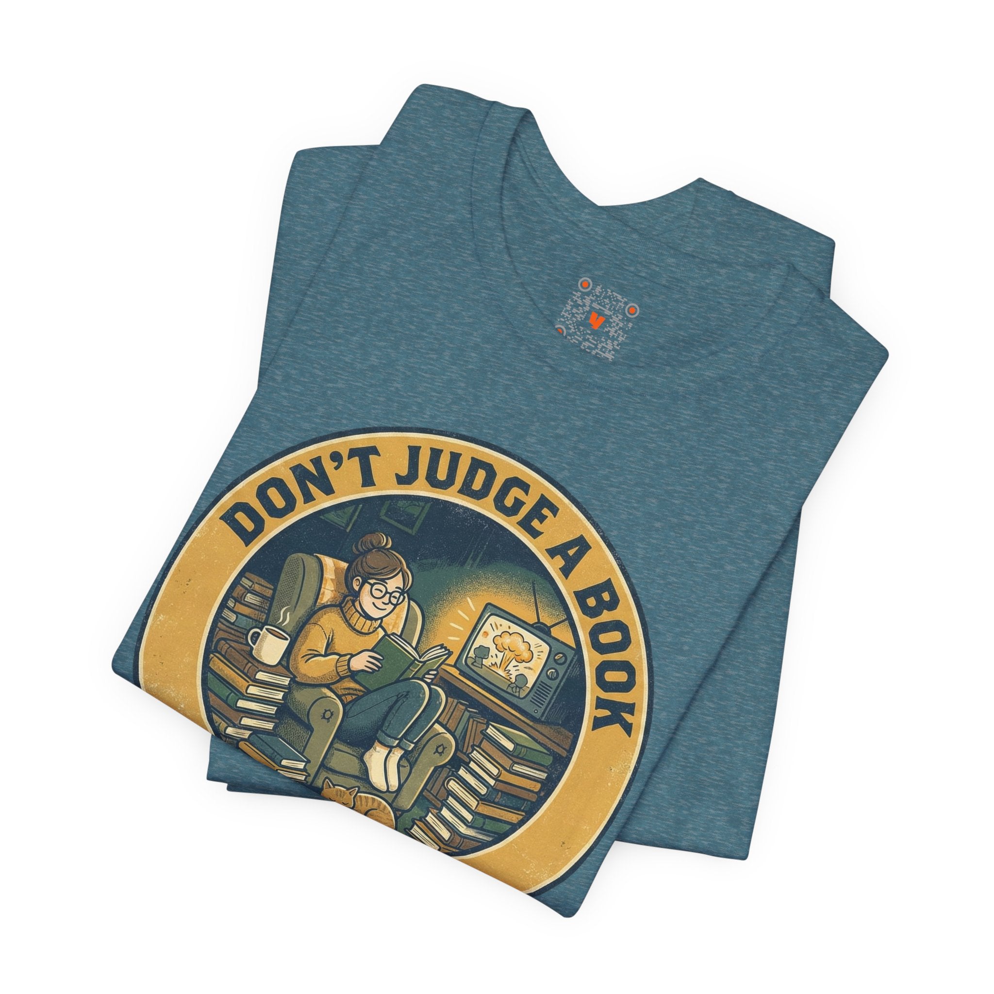 Don’t Judge a Book by Its Movie Graphic T-Shirt — Book Lover Reading Tee