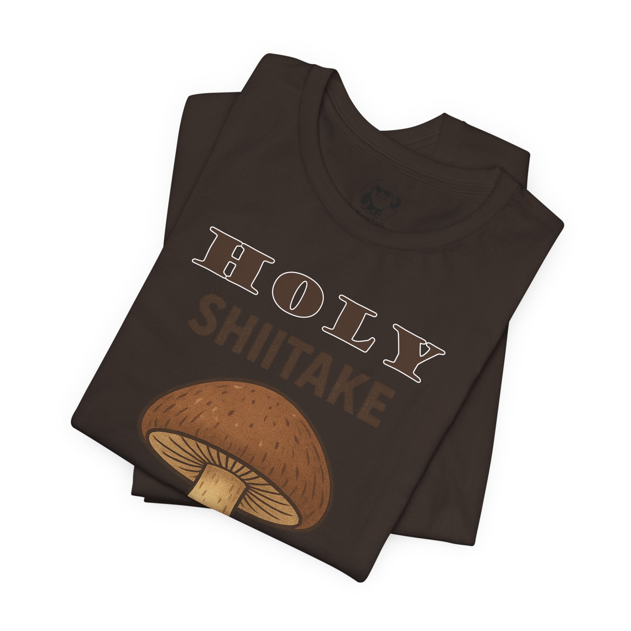 Holy Shiitake Mushroom Tee — Funny Mushroom Graphic T‑Shirt