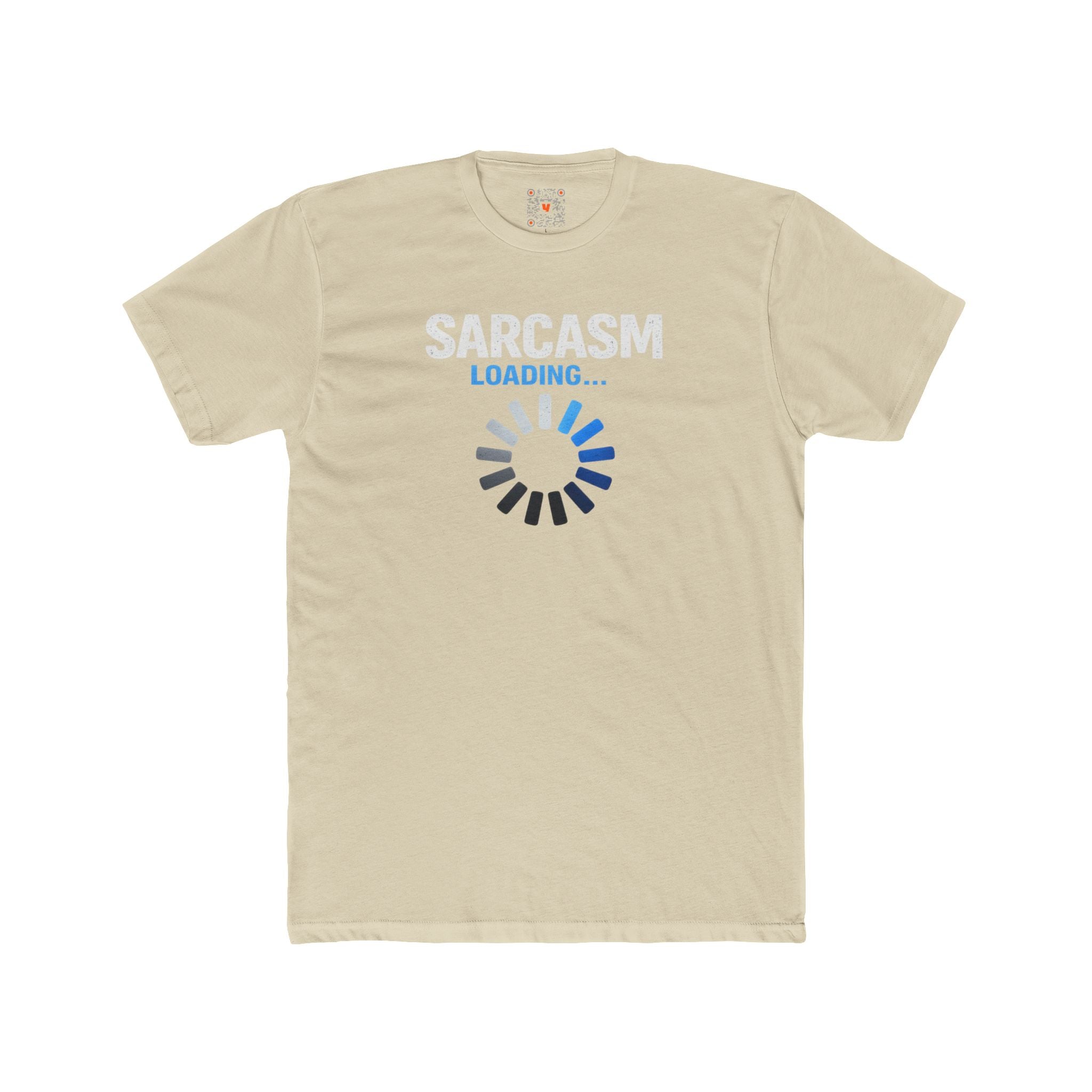 Sarcasm Loading T‑Shirt — Funny Graphic Tee with Loading Icon