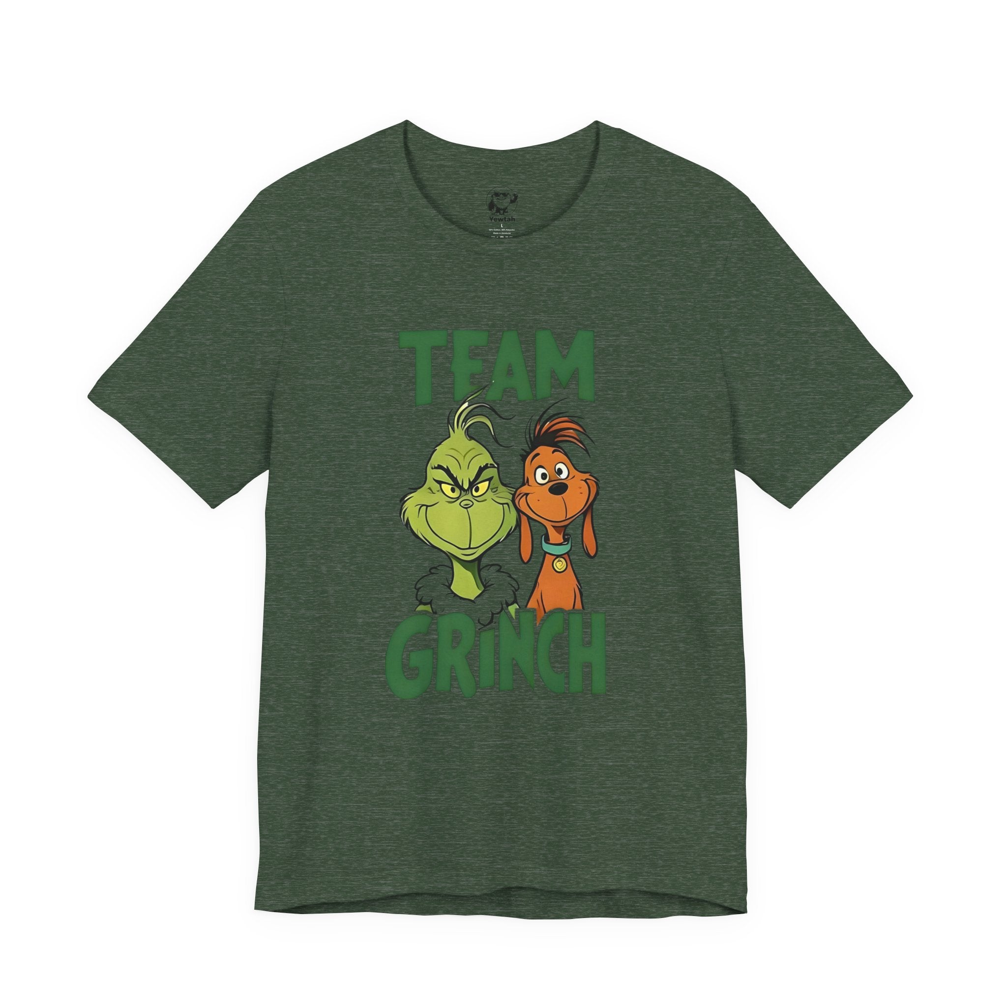Team Grinch Tee — Funny Holiday Christmas T-Shirt with Grinch & Max Design