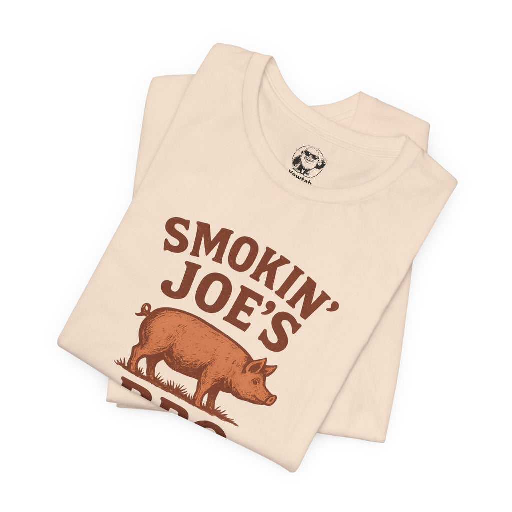 BBQ T-Shirt — "Smokin' Joe's" Vintage Pig BBQ Tee