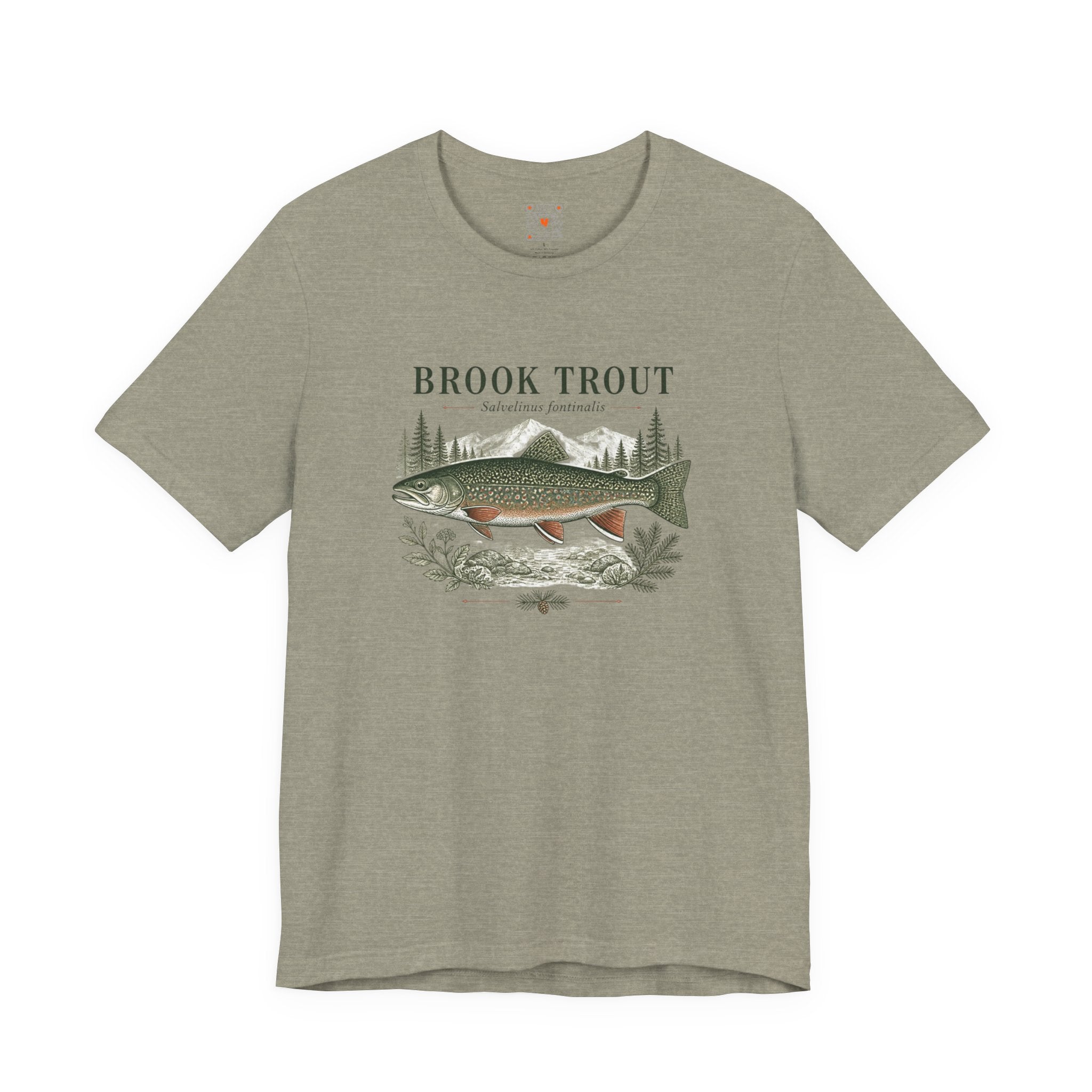Brook Trout Fishing Tee