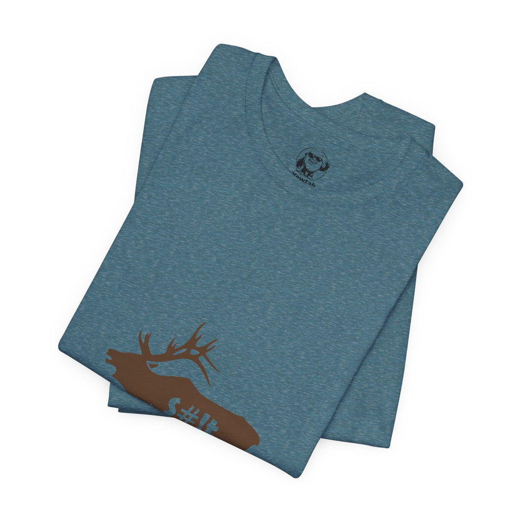 Elk Silhouette Tee — Funny "Bull S#it" Hunting Shirt