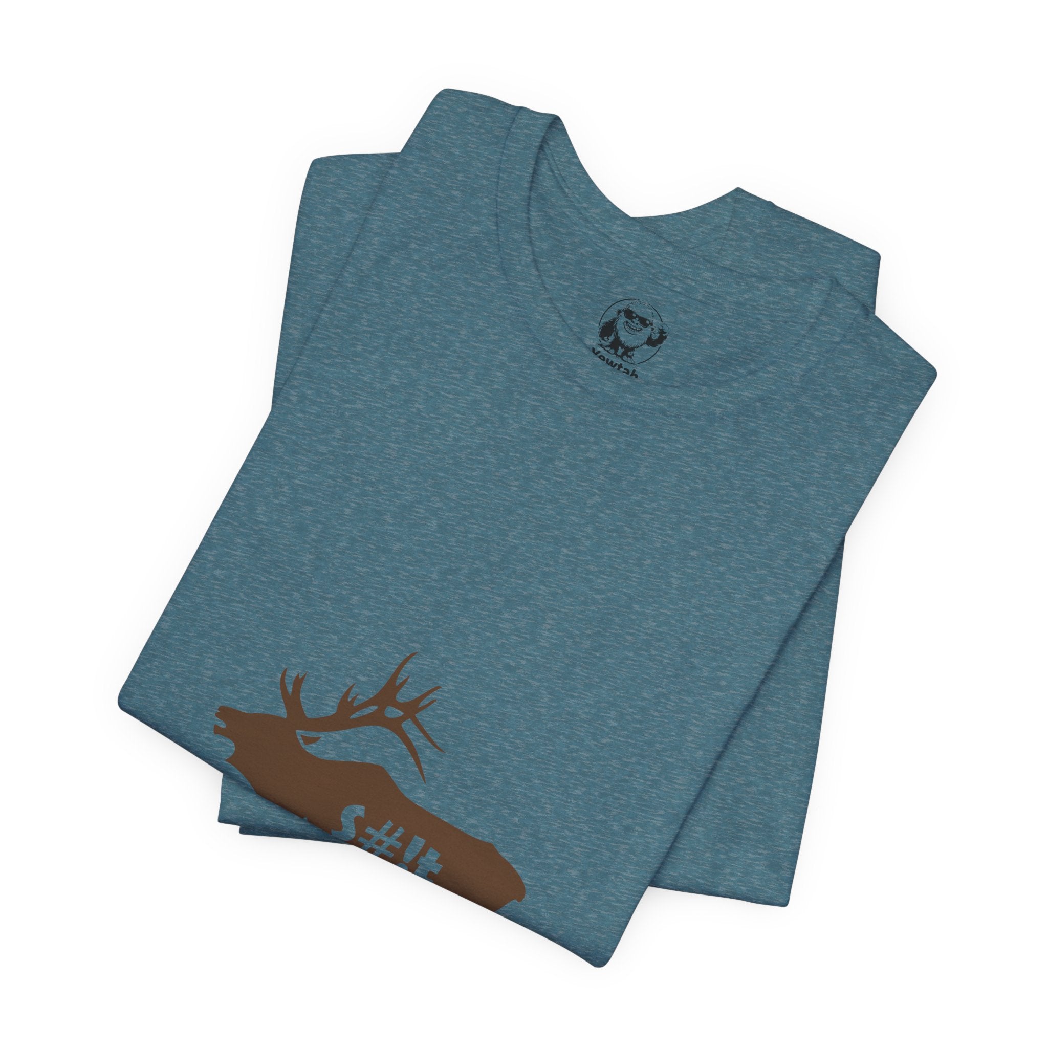 Elk Silhouette Tee — Funny "Bull S#it" Hunting Shirt
