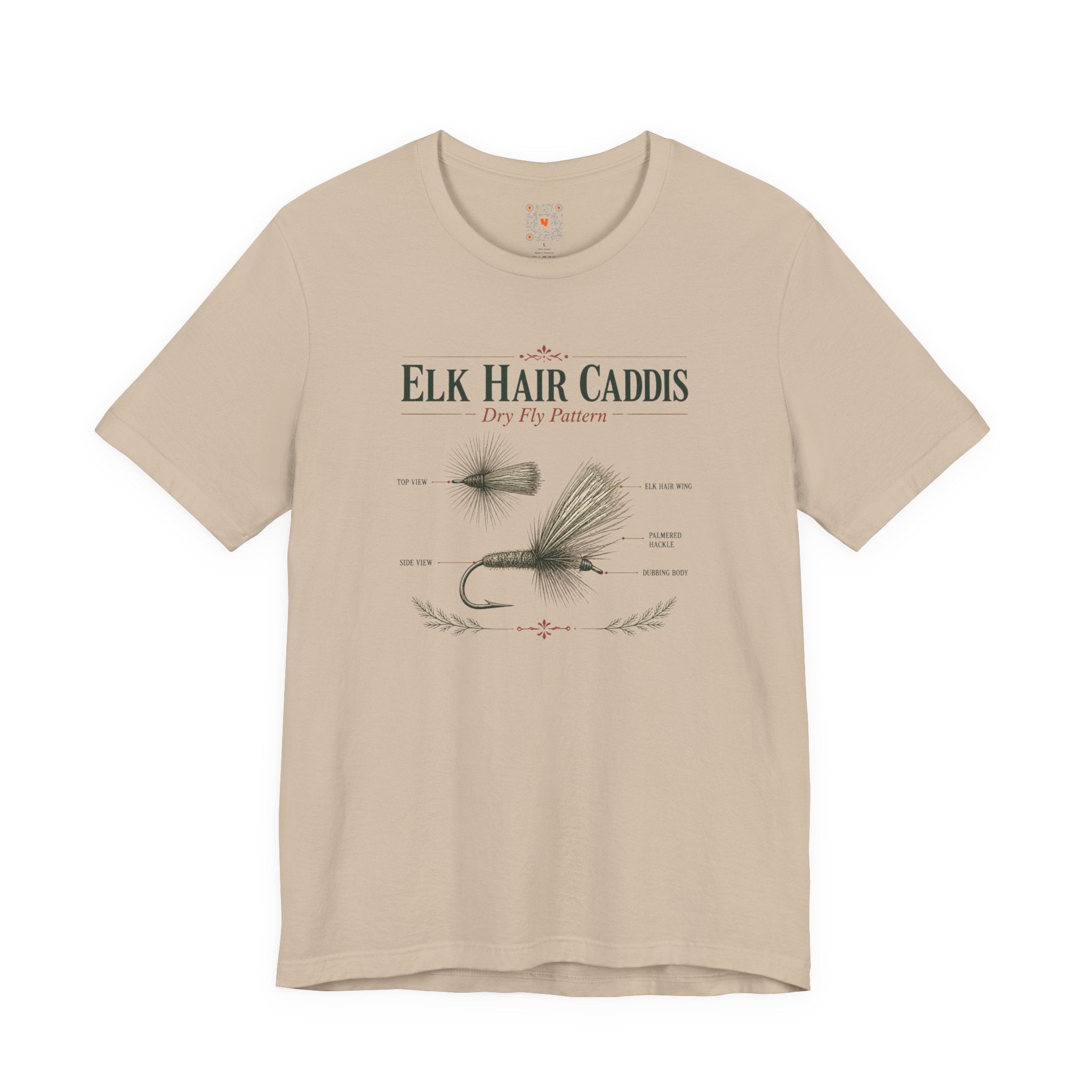 Elk Hair Caddis Fly Fishing Tee