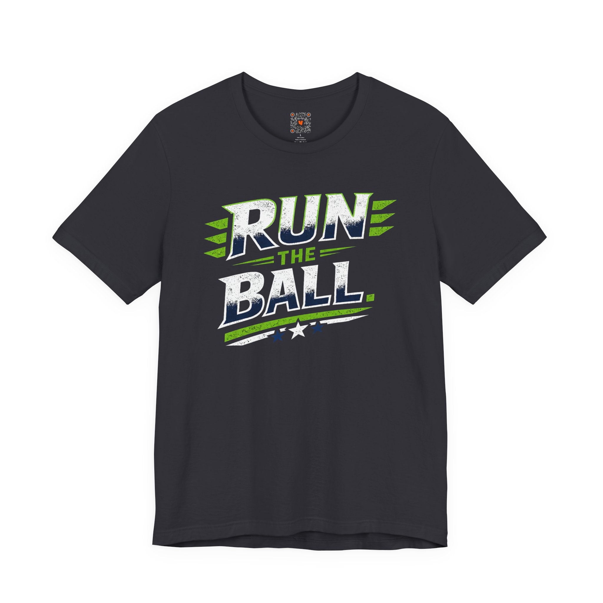 Run The Ball Football T-Shirt - Game Day Tee