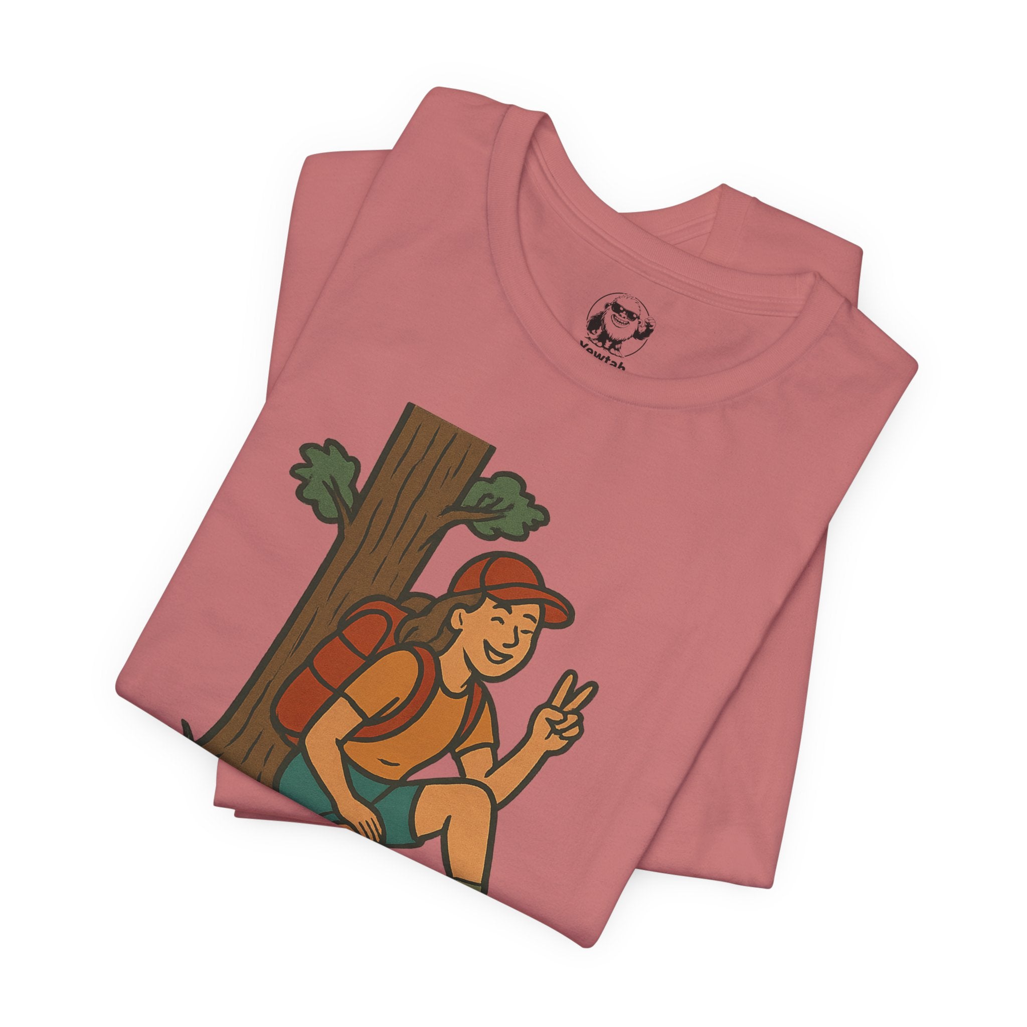 Hiking Tee — "I Just Rolled a Joint... It Was My Ankle" Funny Outdoor T-Shirt