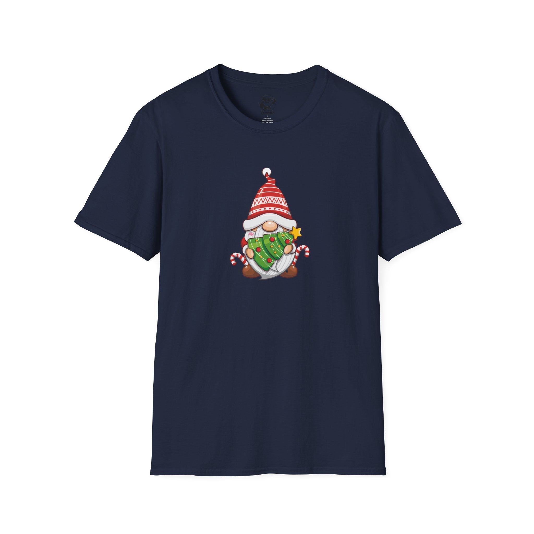 Christmas Gnome T-Shirt — Cute Gnome with Candy Canes Holiday Tee