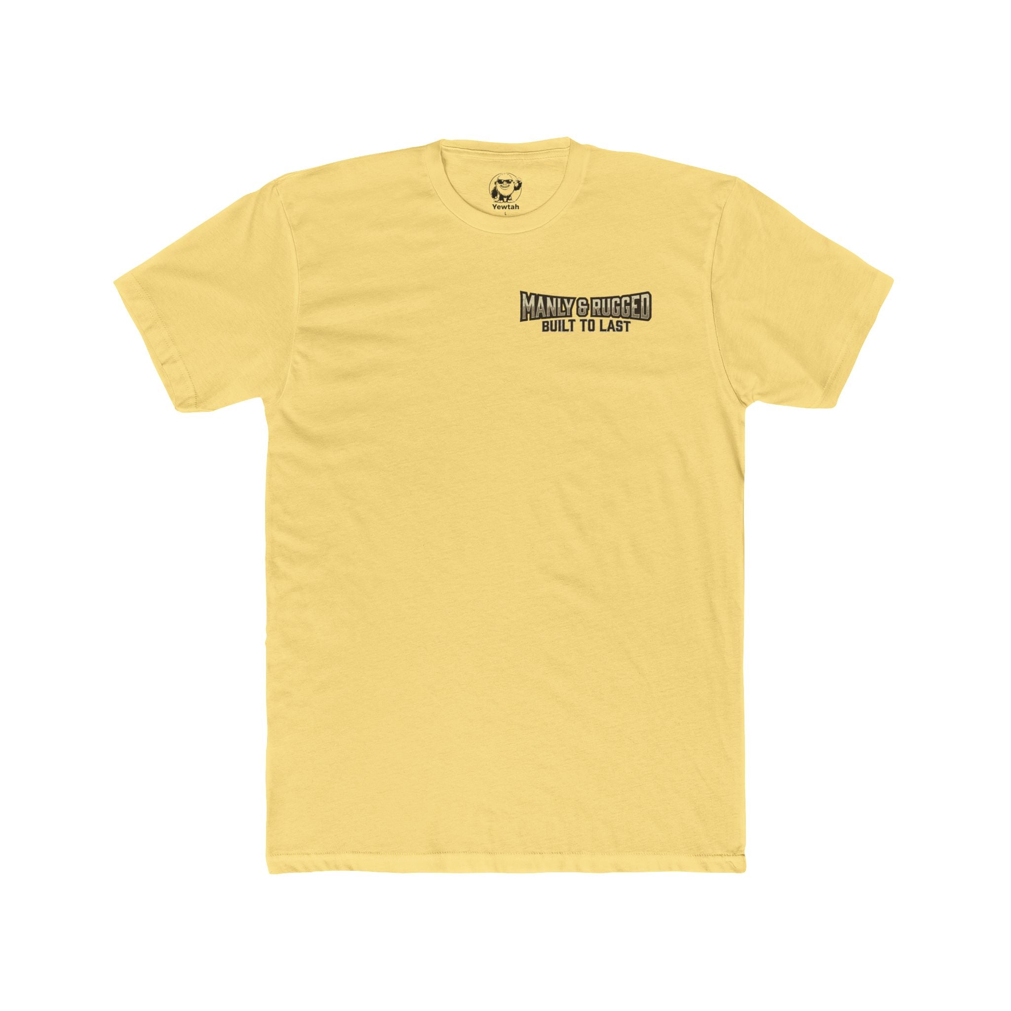 Manly & Rugged T-Shirt — 'Built to Last' Vintage Woodsman Tee