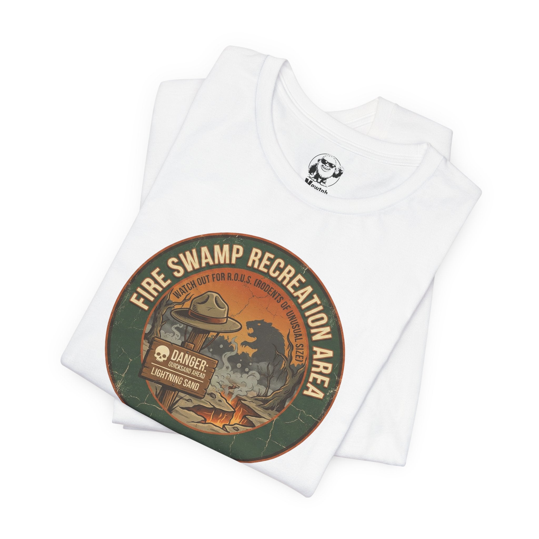 Fire Swamp Recreation Area Graphic Tee — Vintage Princess Bride Movie Tee