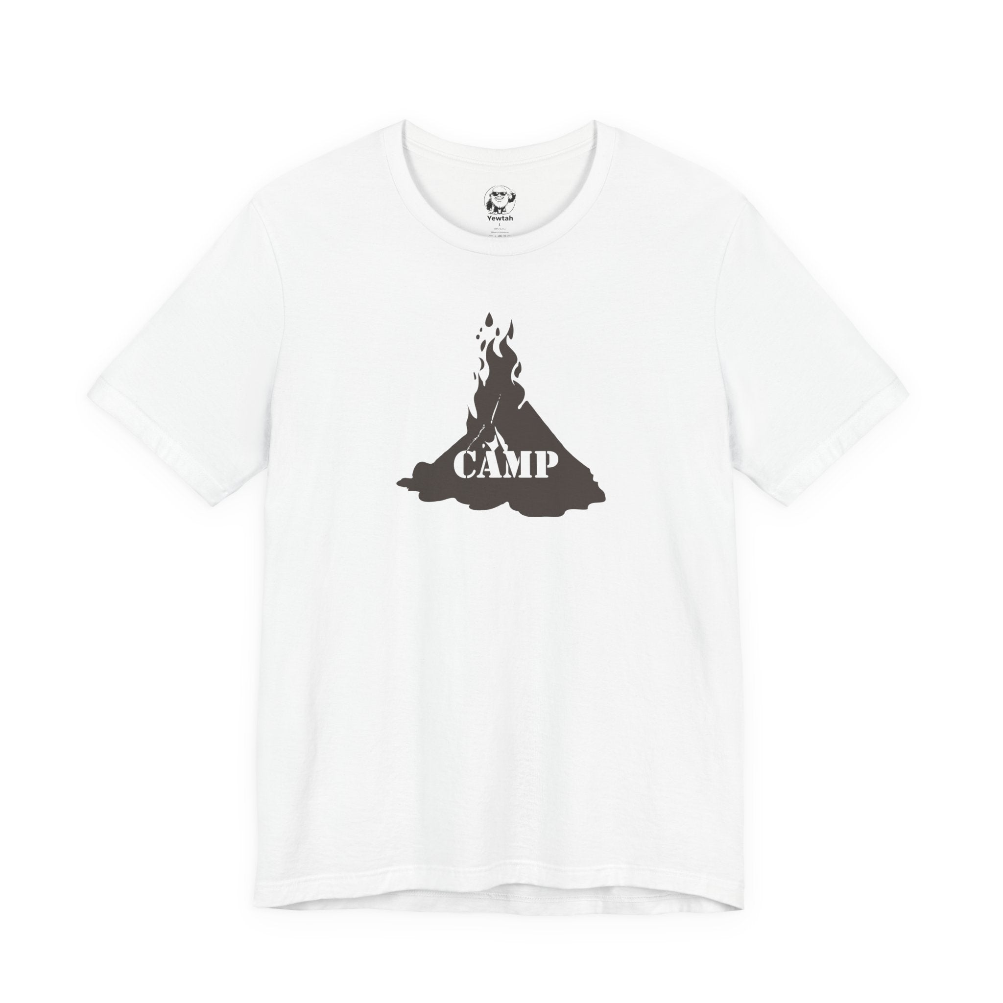 Campfire Graphic Tee — "Camp" Outdoor Adventure T-Shirt