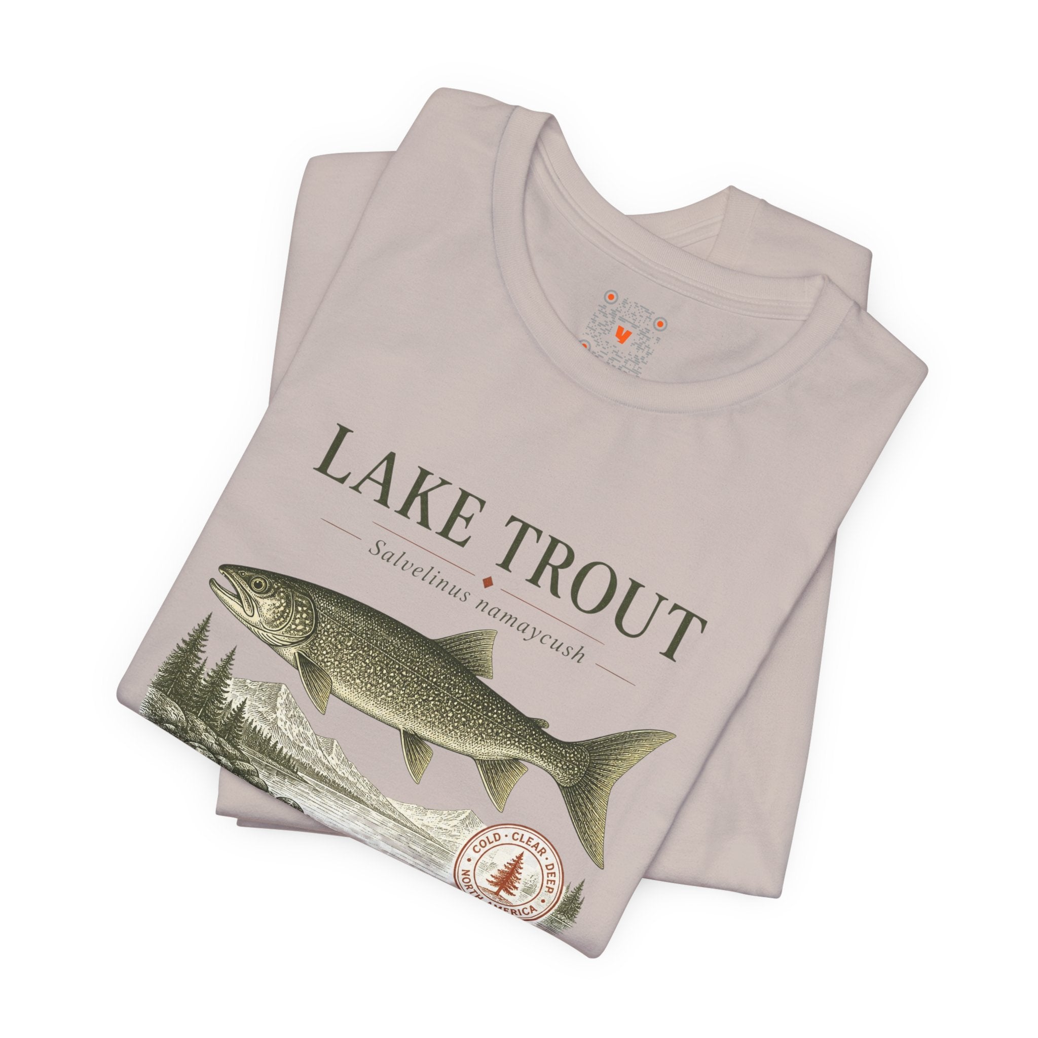Lake Trout Fishing Tee