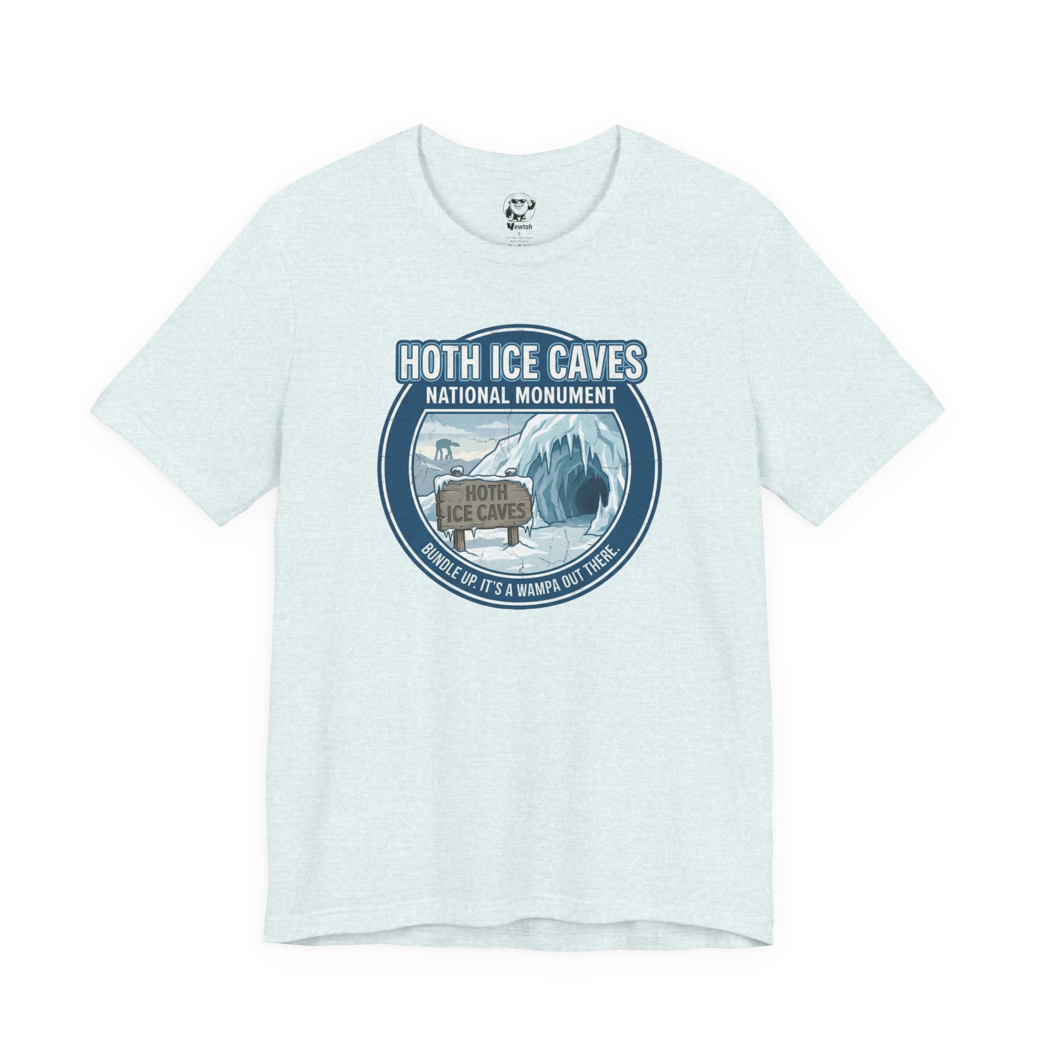 Hoth Ice Caves Tee — Vintage Star Wars-Inspired National Monument T-Shirt