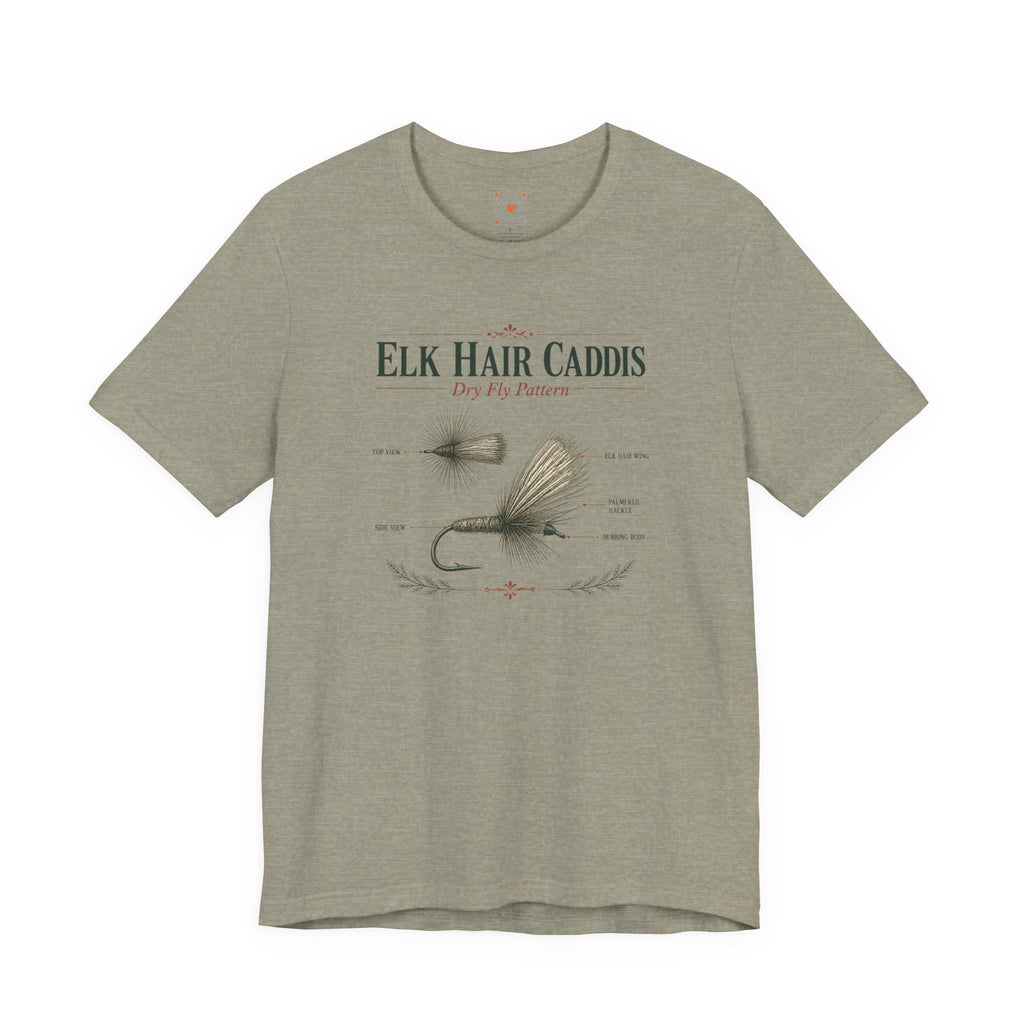 Elk Hair Caddis Fly Fishing Tee