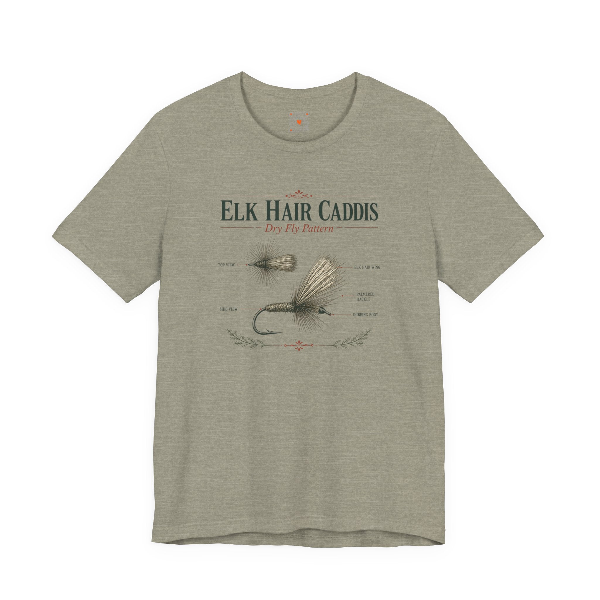 Elk Hair Caddis Fly Fishing Tee