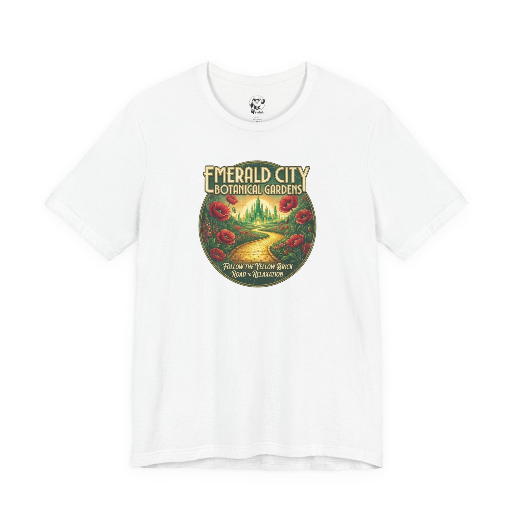 Emerald City Botanical Gardens Tee — Vintage Floral Nature Graphic