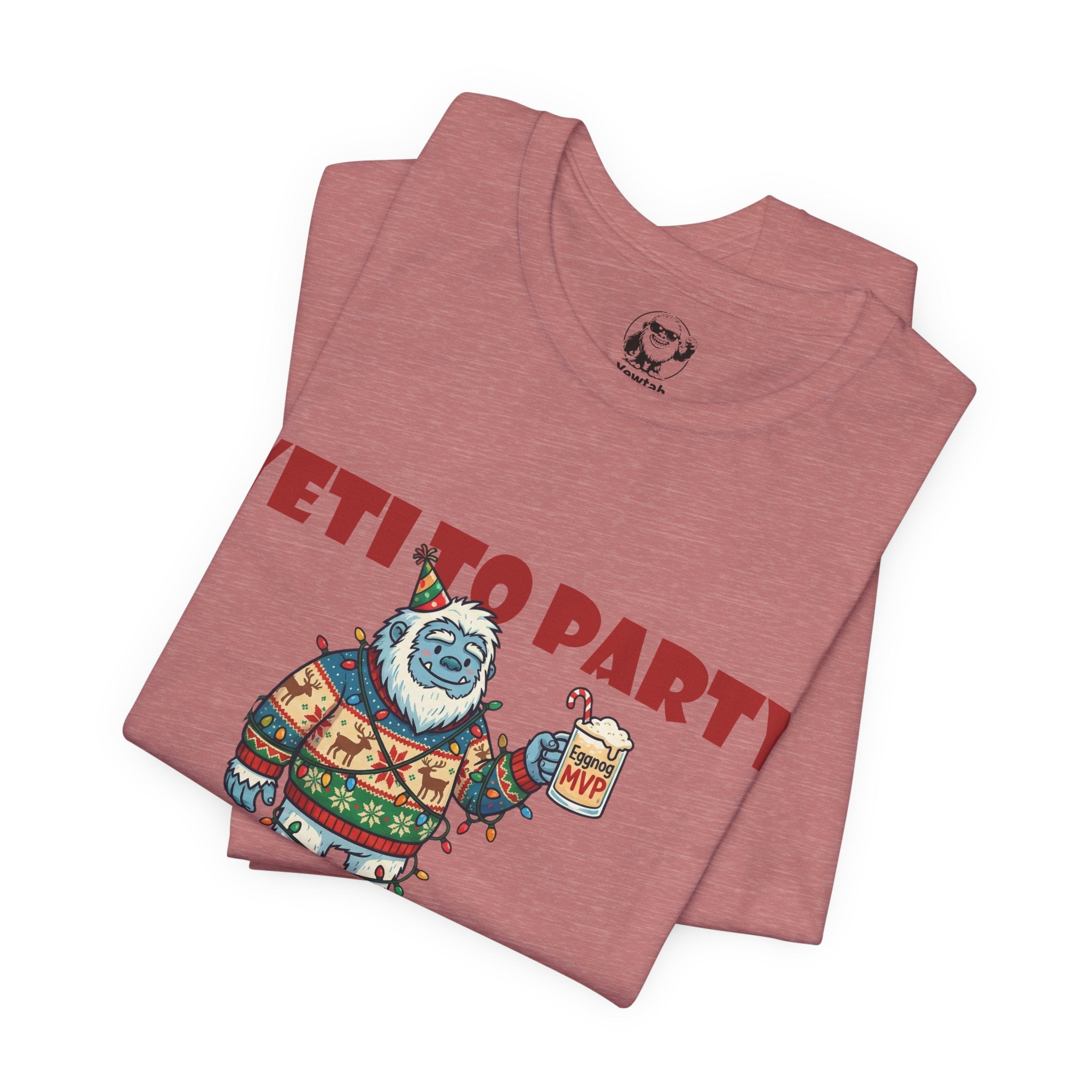 Yeti To Party T-Shirt — Funny Holiday Yeti Holding Beer Graphic Tee