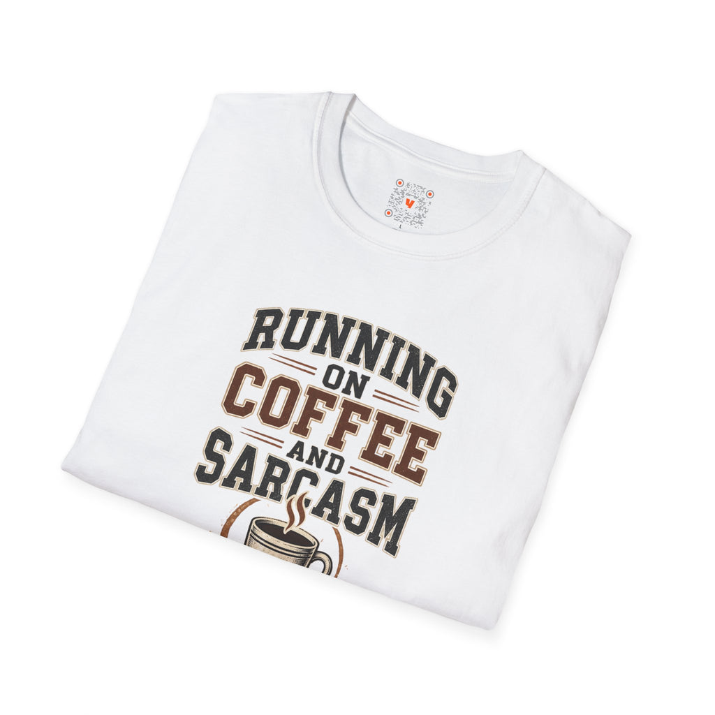 Running on Coffee and Sarcasm Tee