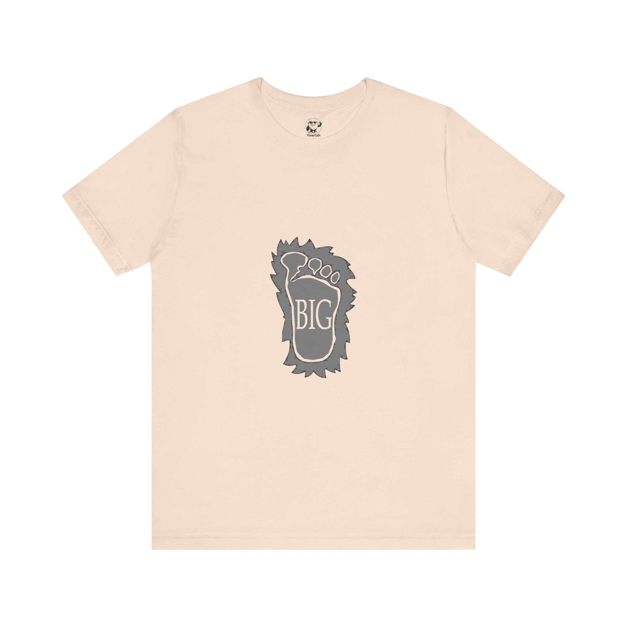 Bigfoot Footprint Graphic Tee — Novelty Sasquatch T‑Shirt