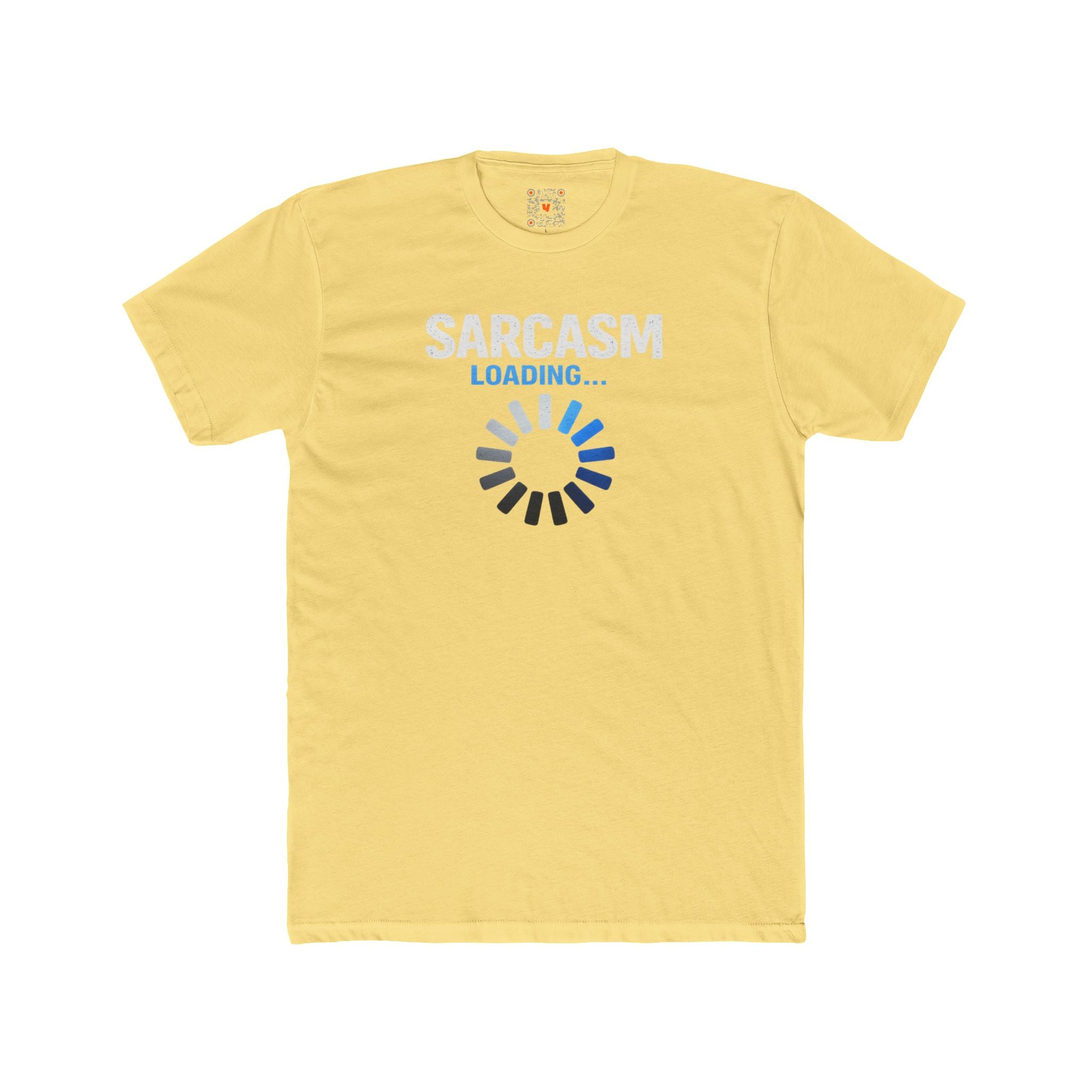 Sarcasm Loading T‑Shirt — Funny Graphic Tee with Loading Icon