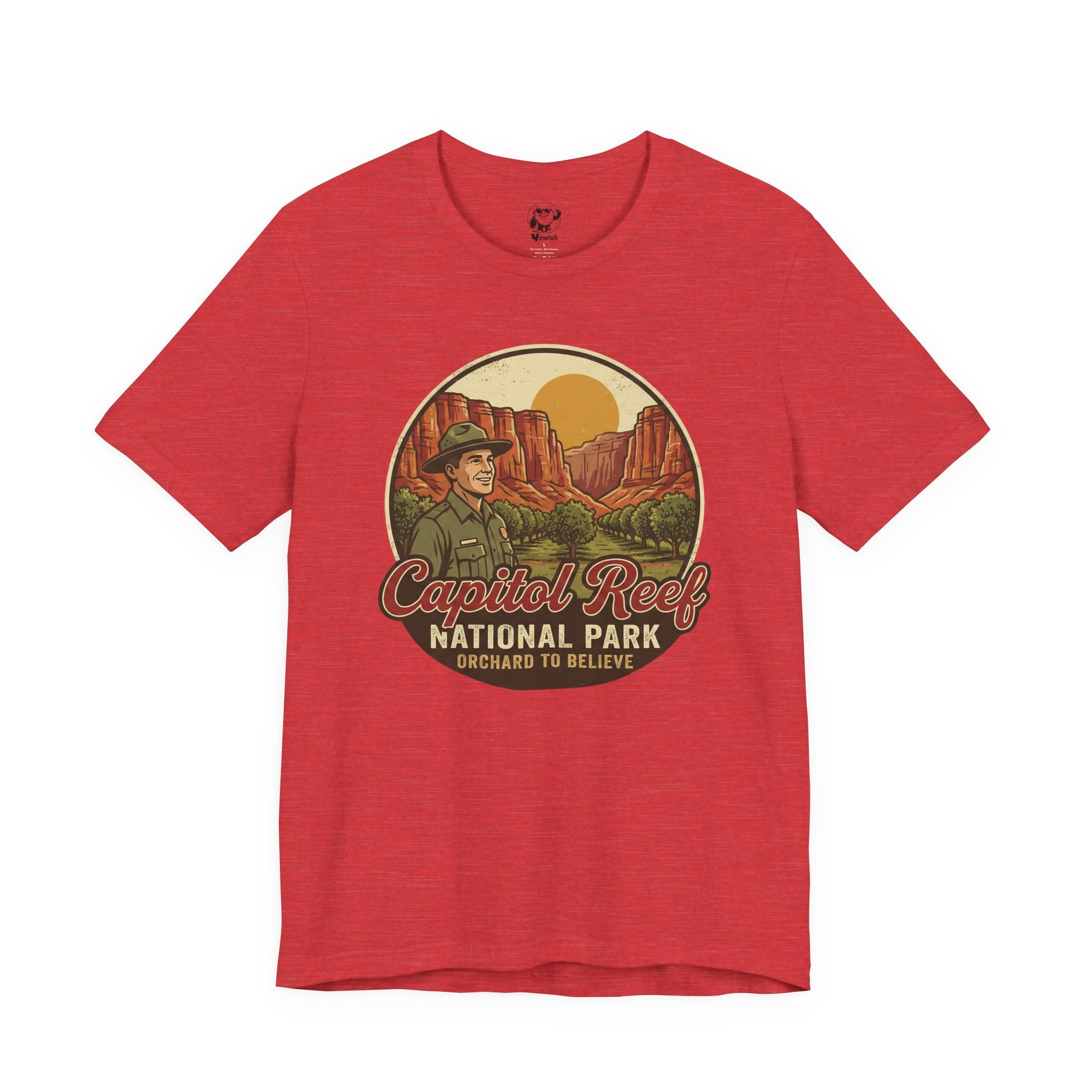 Capitol Rock National Park Tee — Vintage Outdoor Travel T‑Shirt