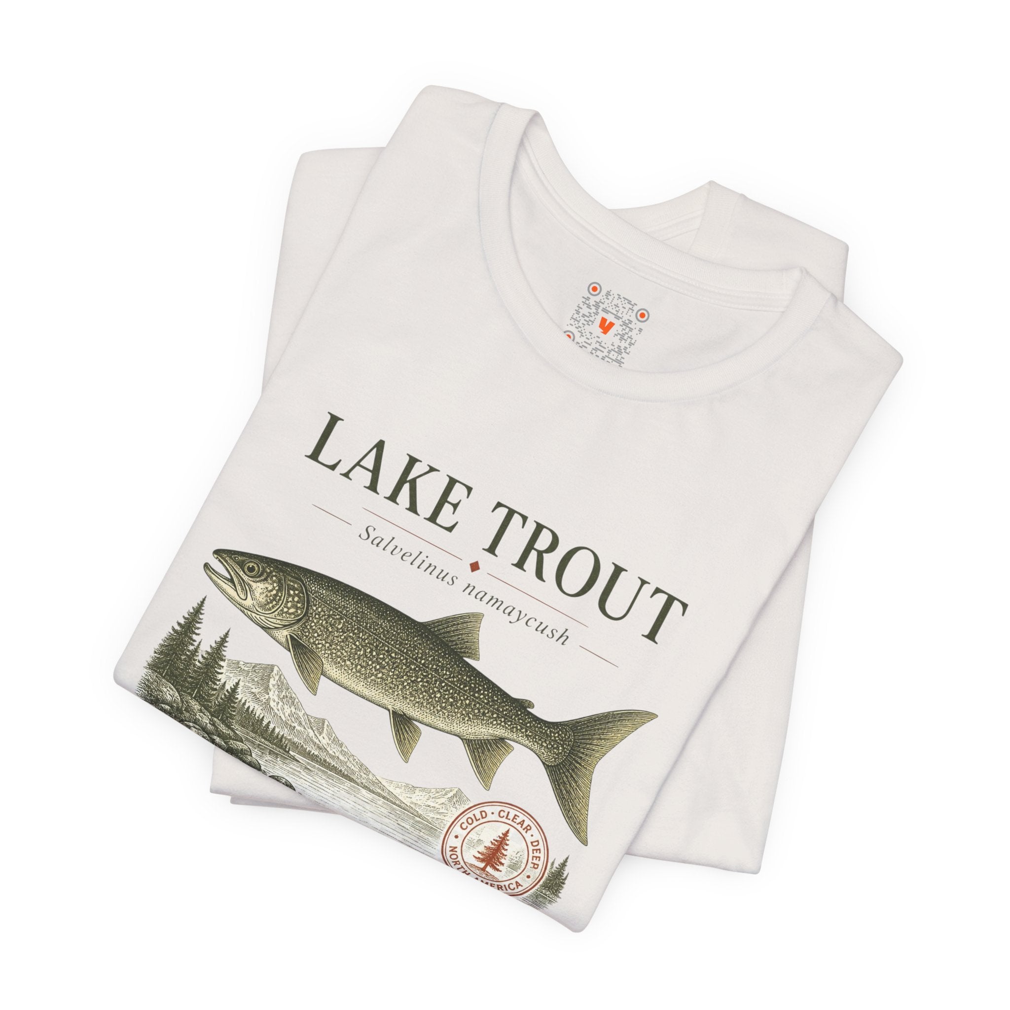 Lake Trout Fishing Tee