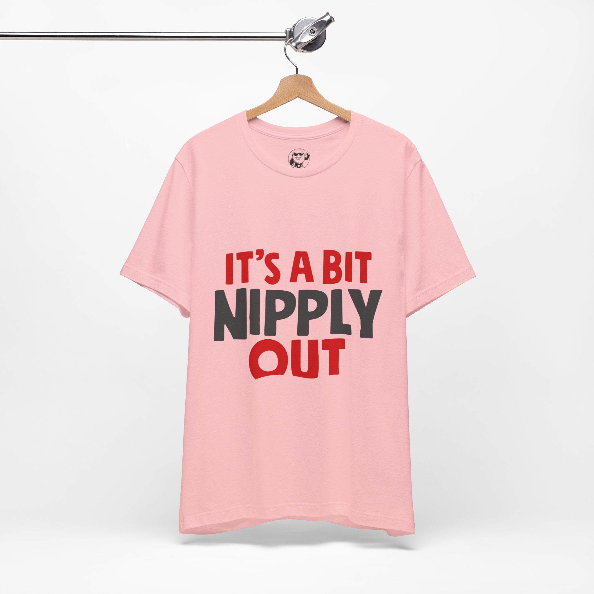 It’s A Bit Nipply Out Tee — Funny Winter Graphic T-Shirt
