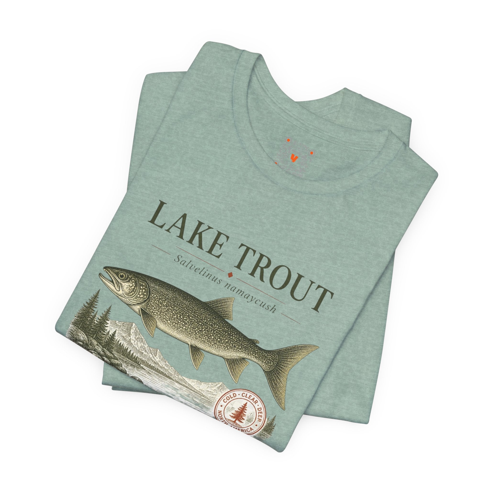 Lake Trout Fishing Tee